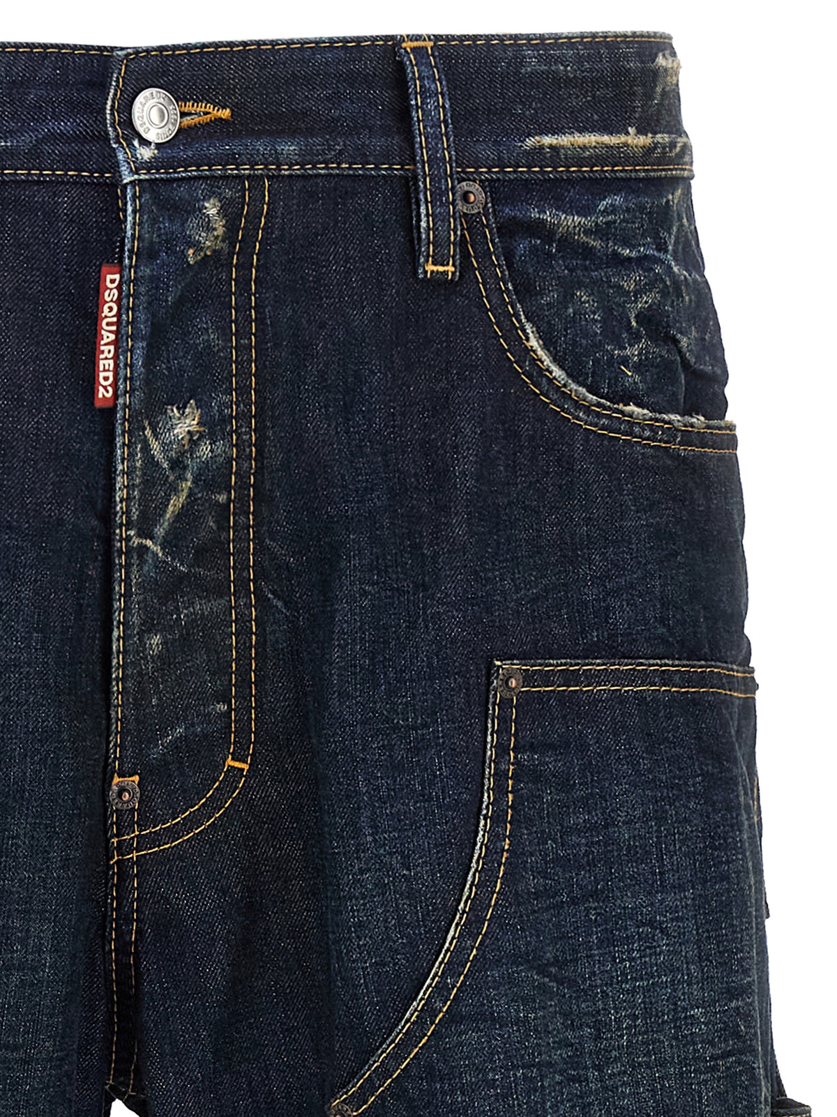 Dsquared² Blue Cotton Jeans Men's Denim