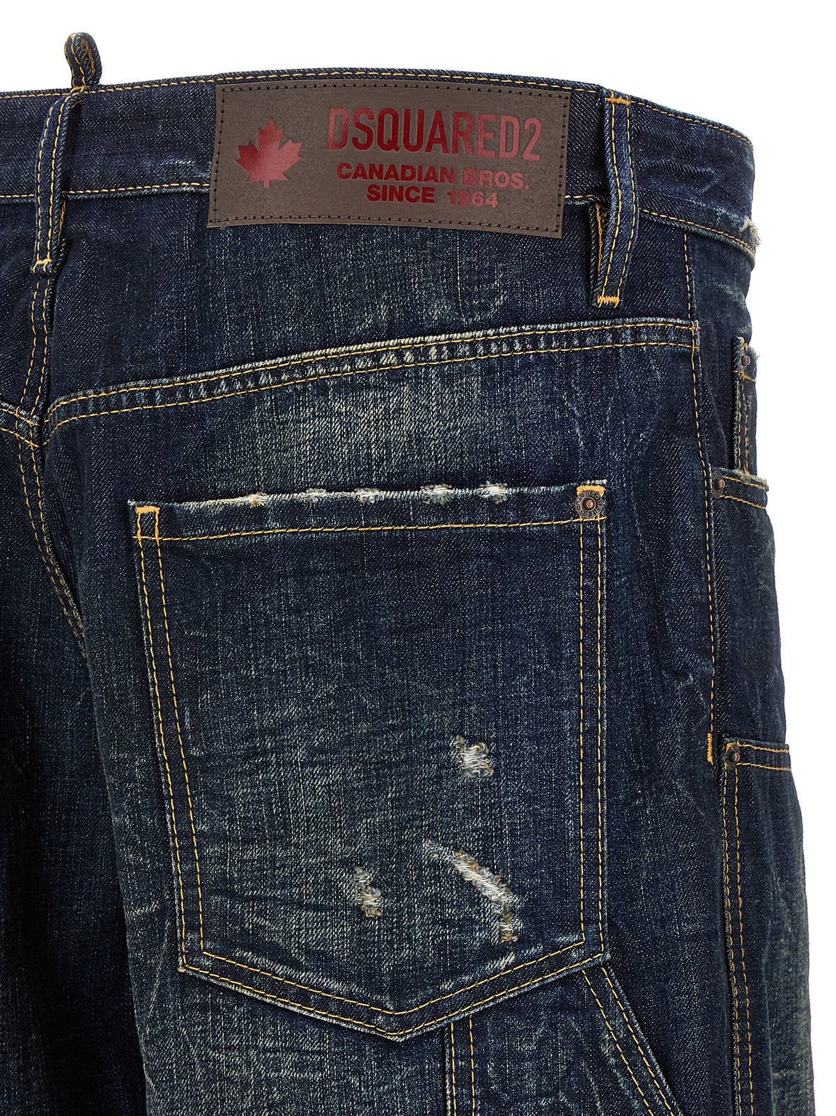 Dsquared² Blue Cotton Jeans Men's Denim