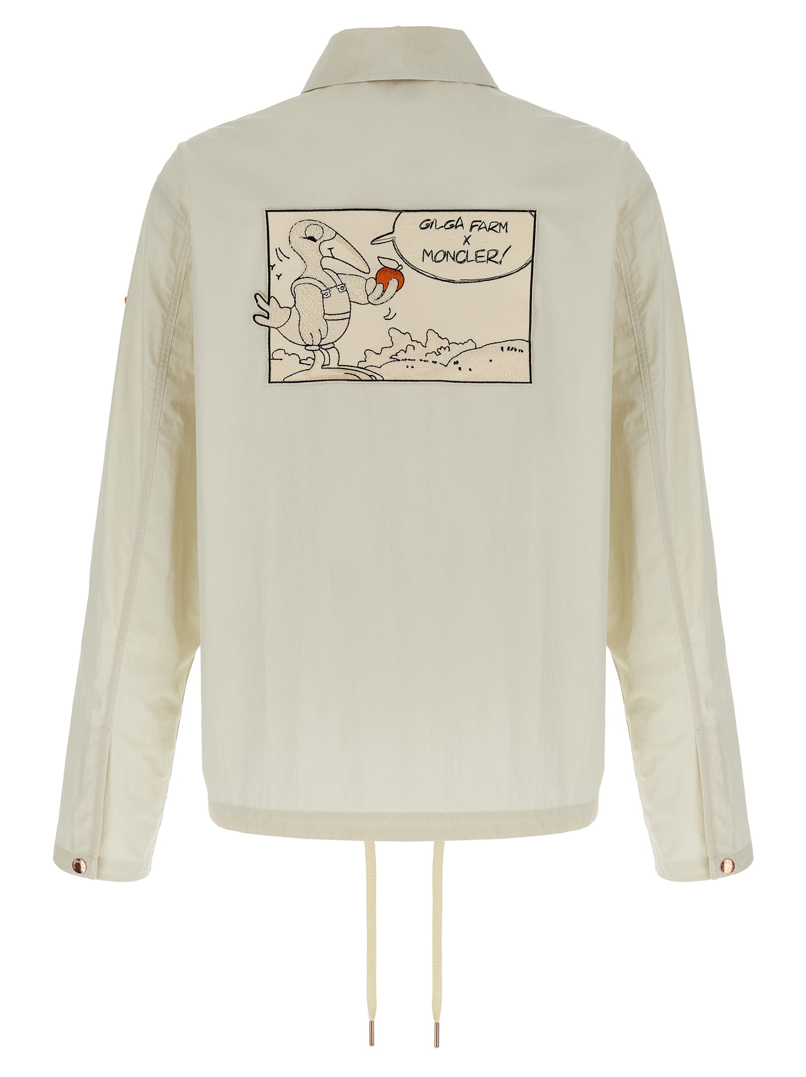MONCLER GENIUS White Cotton Men's Jacket