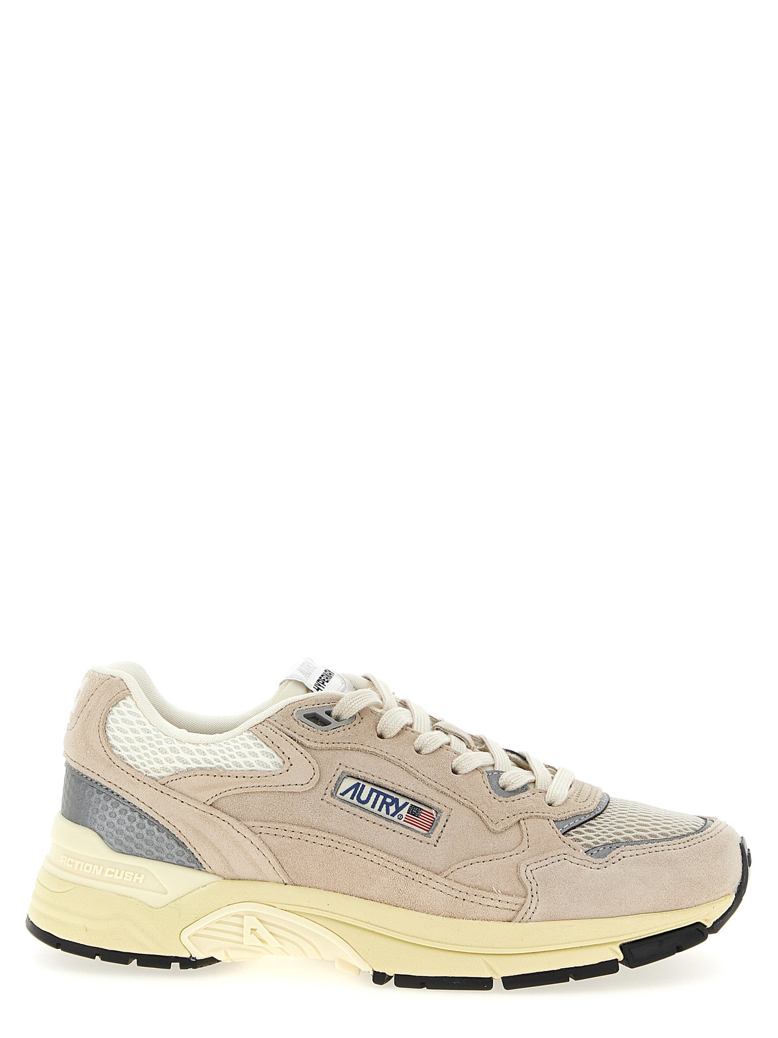 Autry Beige Cowhide Athletic Men's Sneakers