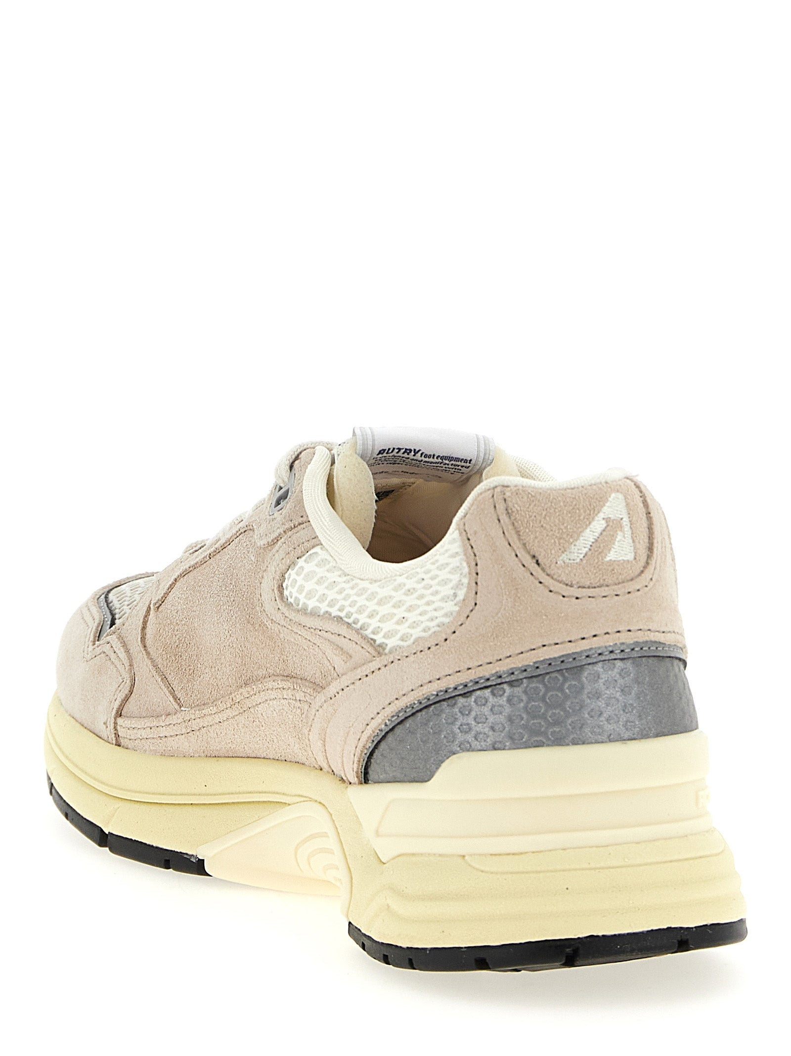 Autry Beige Cowhide Athletic Men's Sneakers