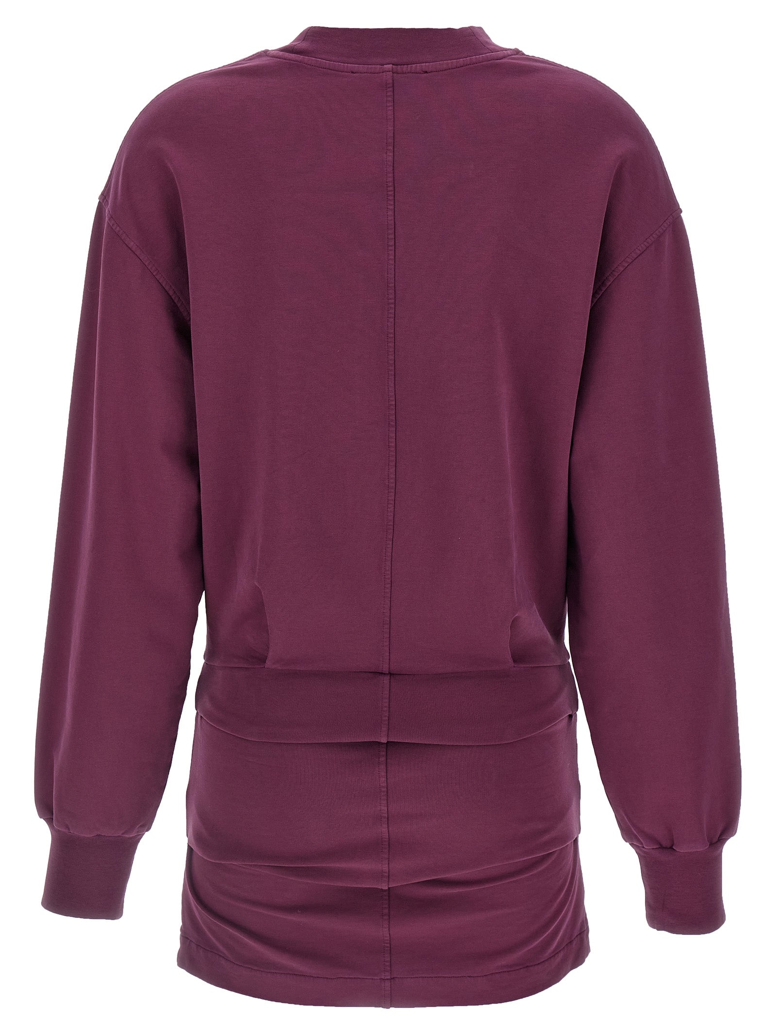 The Attico Bordeaux Cotton Short Women's Dress