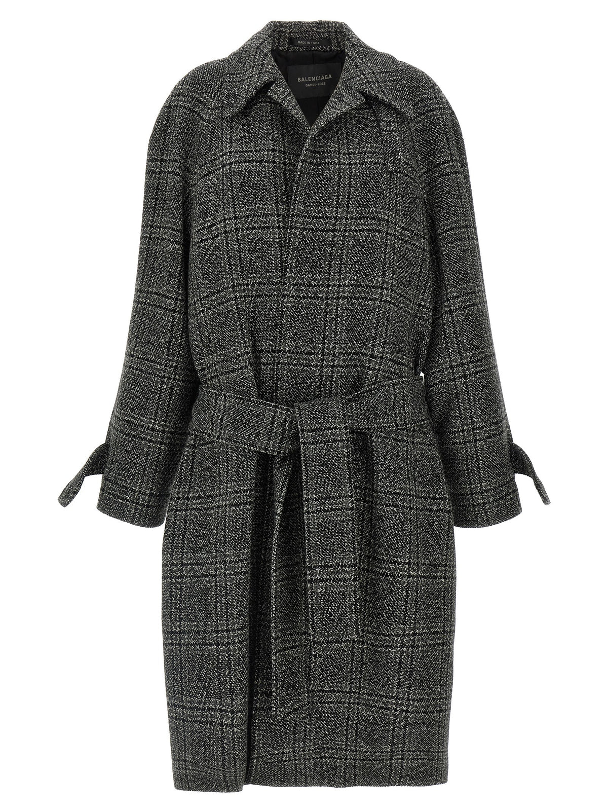 Balenciaga Black Wool Women's Coat
