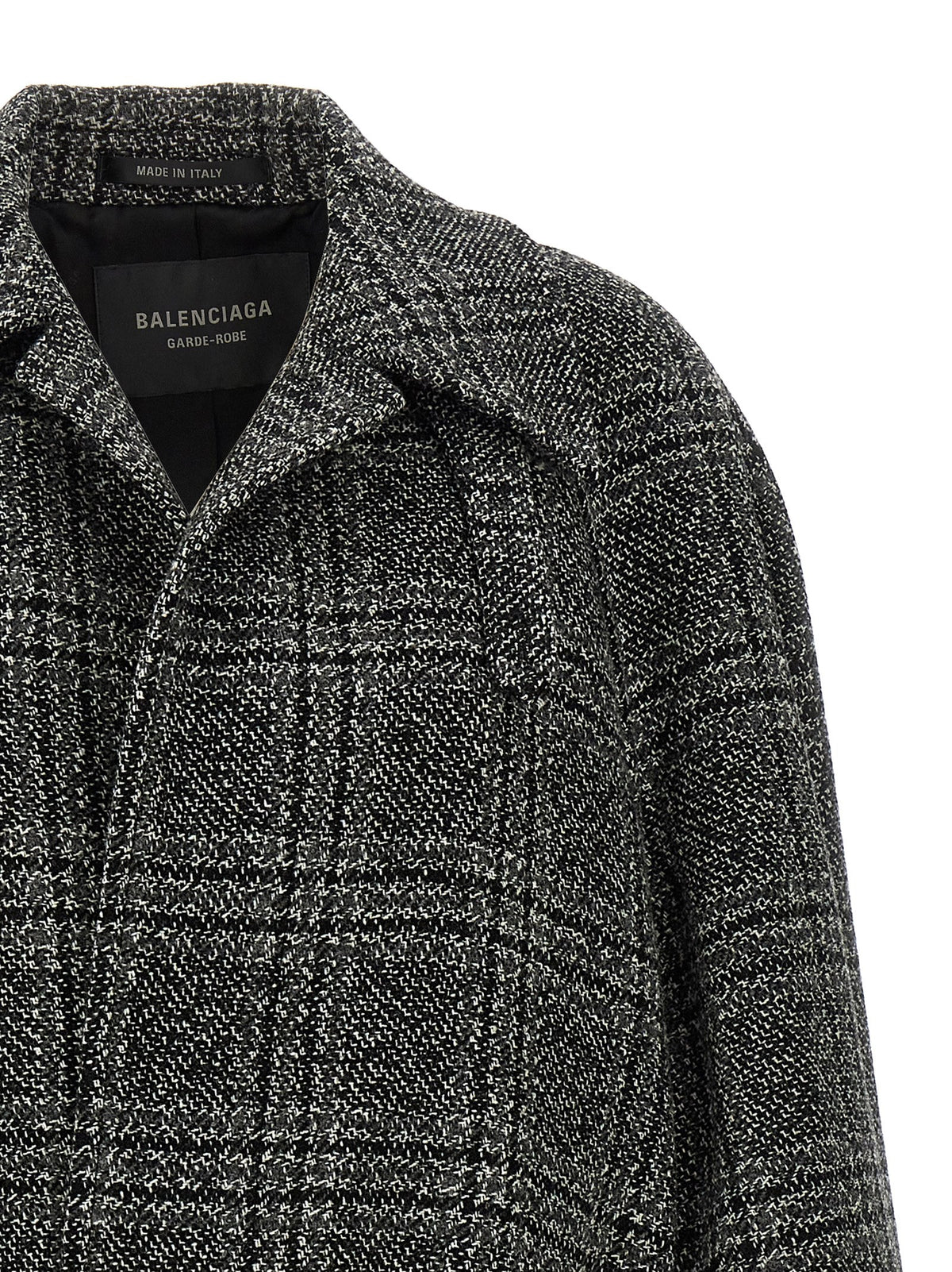 Balenciaga Black Wool Women's Coat