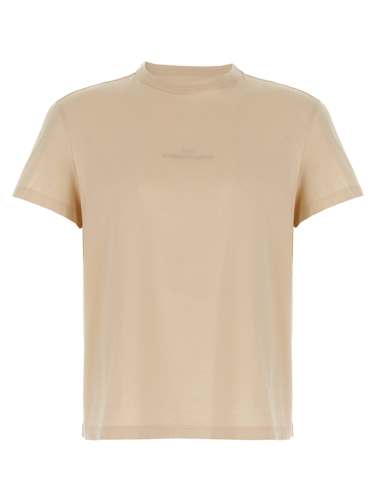 Maison Margiela Beige Cotton Men's T-Shirt
