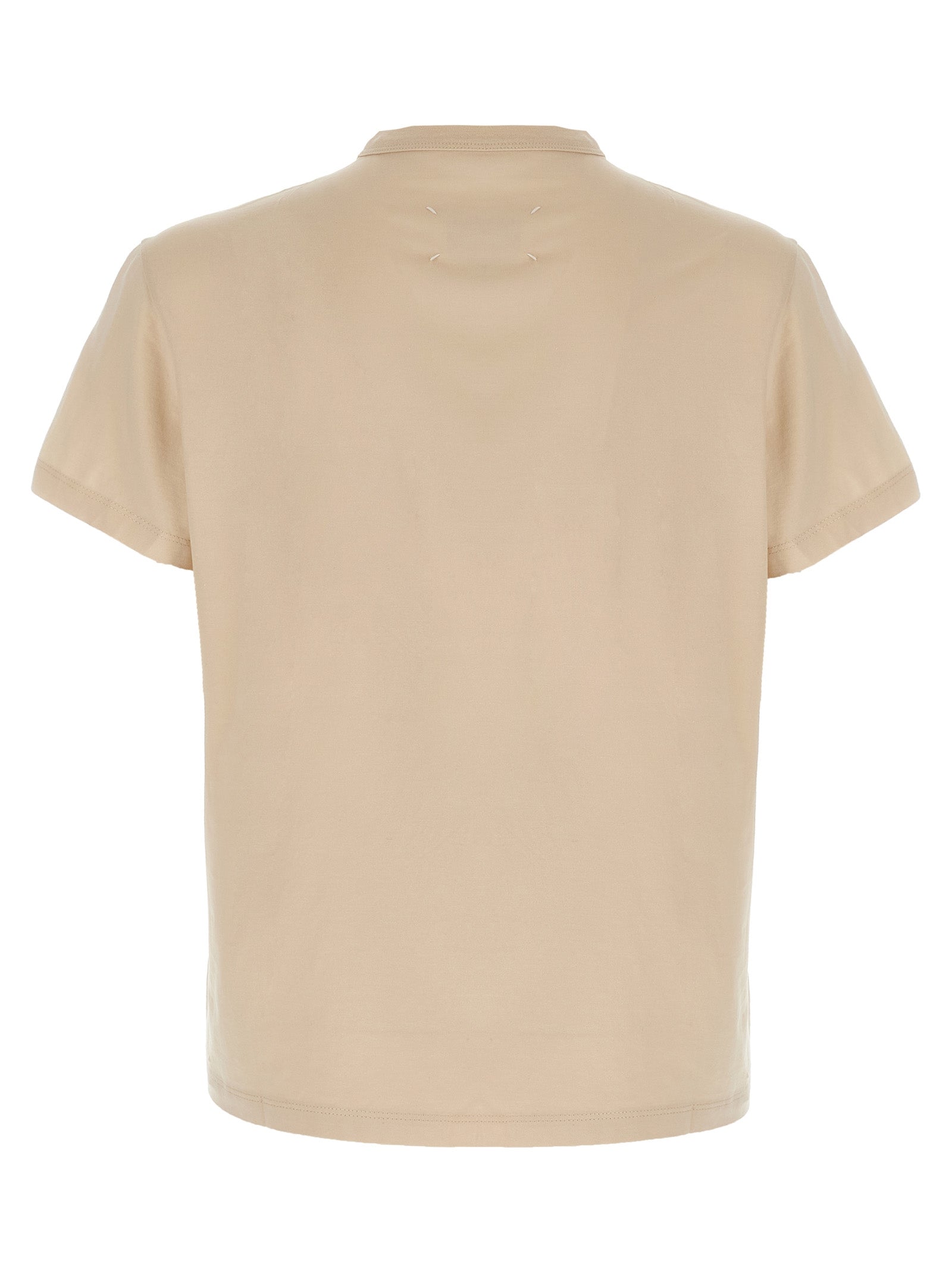 Maison Margiela Beige Cotton Men's T-Shirt