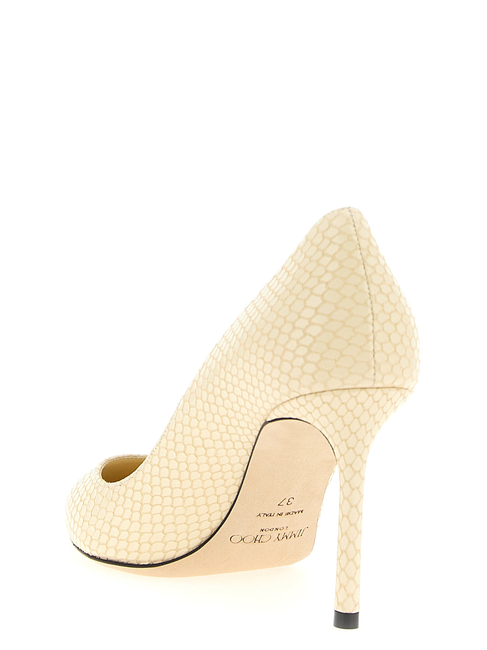 Jimmy Choo Bicolor Leather High Heel Women's Pumps