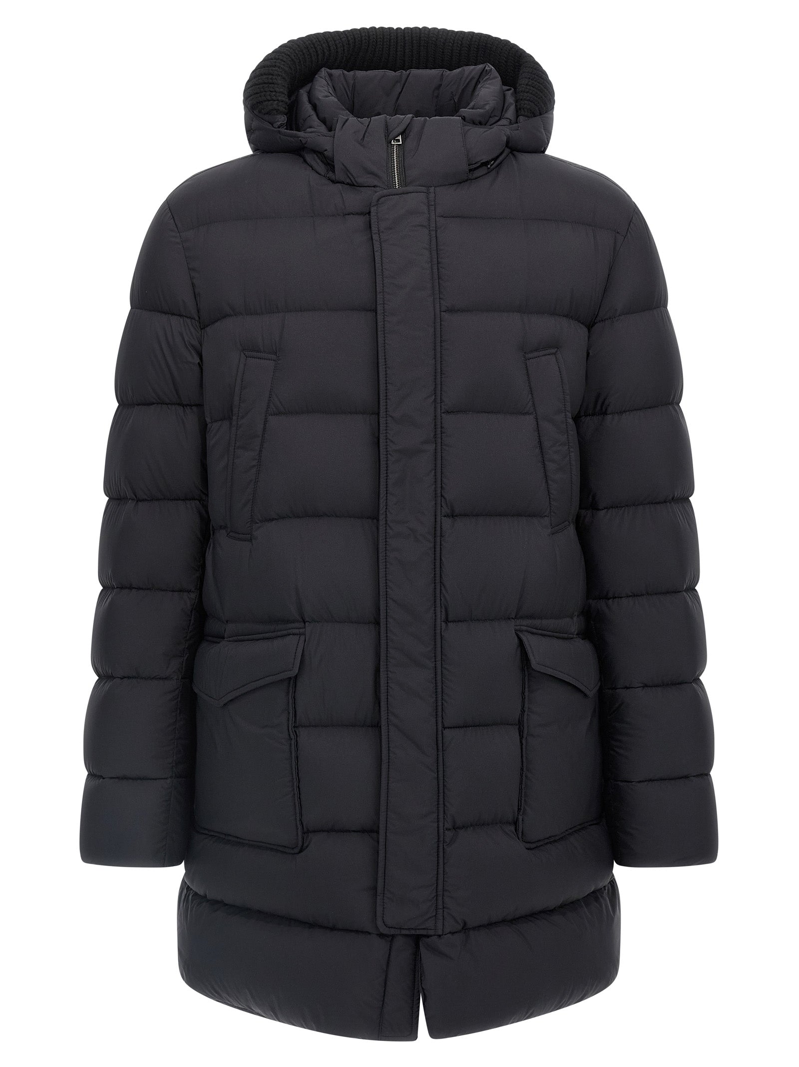 Herno Black Polyamide Men's Coat