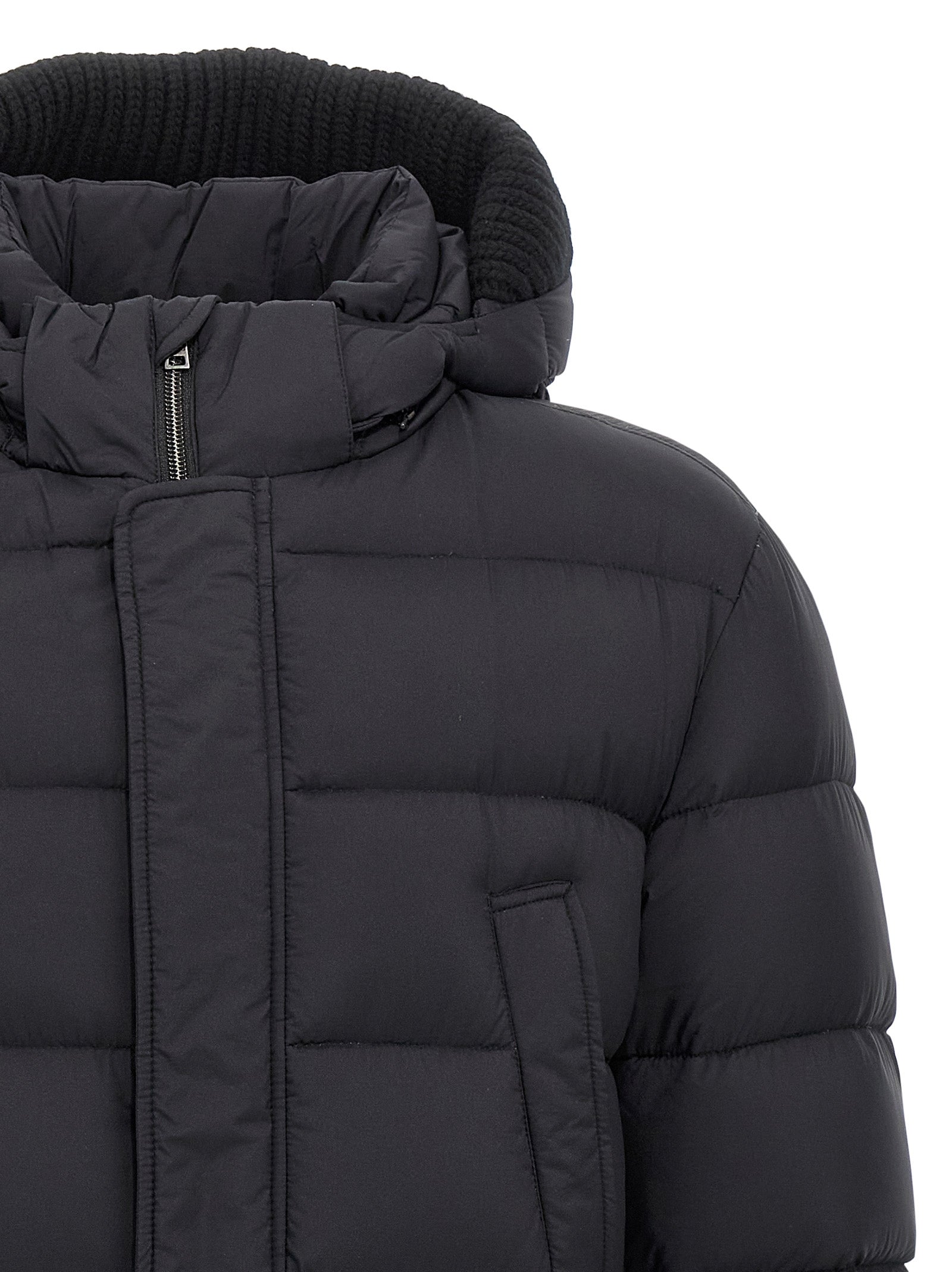 Herno Black Polyamide Men's Coat