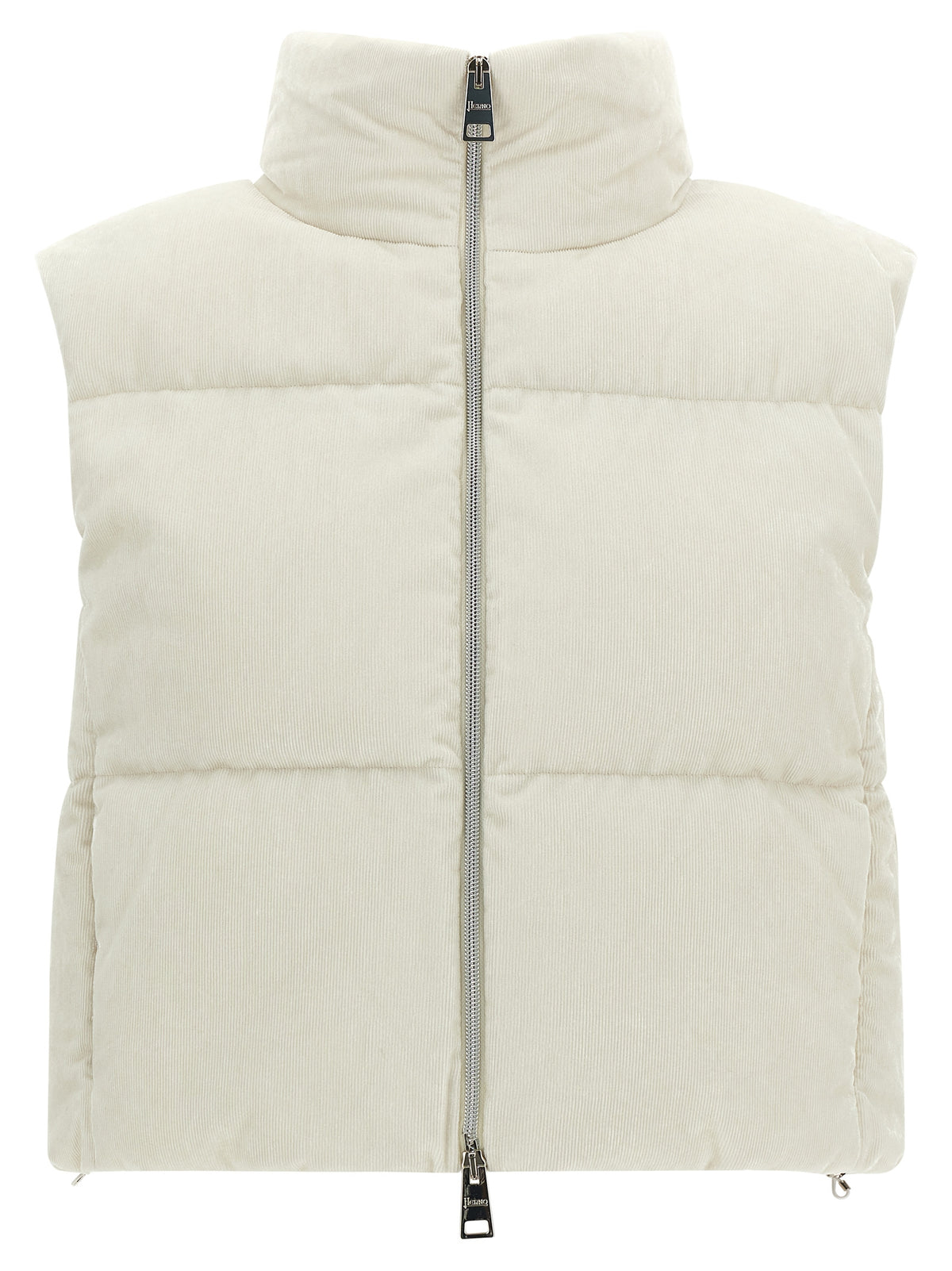 Herno White Viscose Sleeveless Women's Jacket