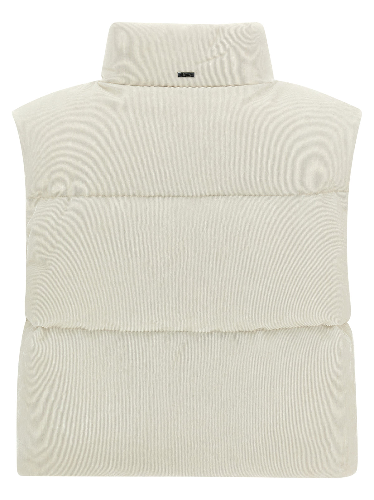 Herno White Viscose Sleeveless Women's Jacket
