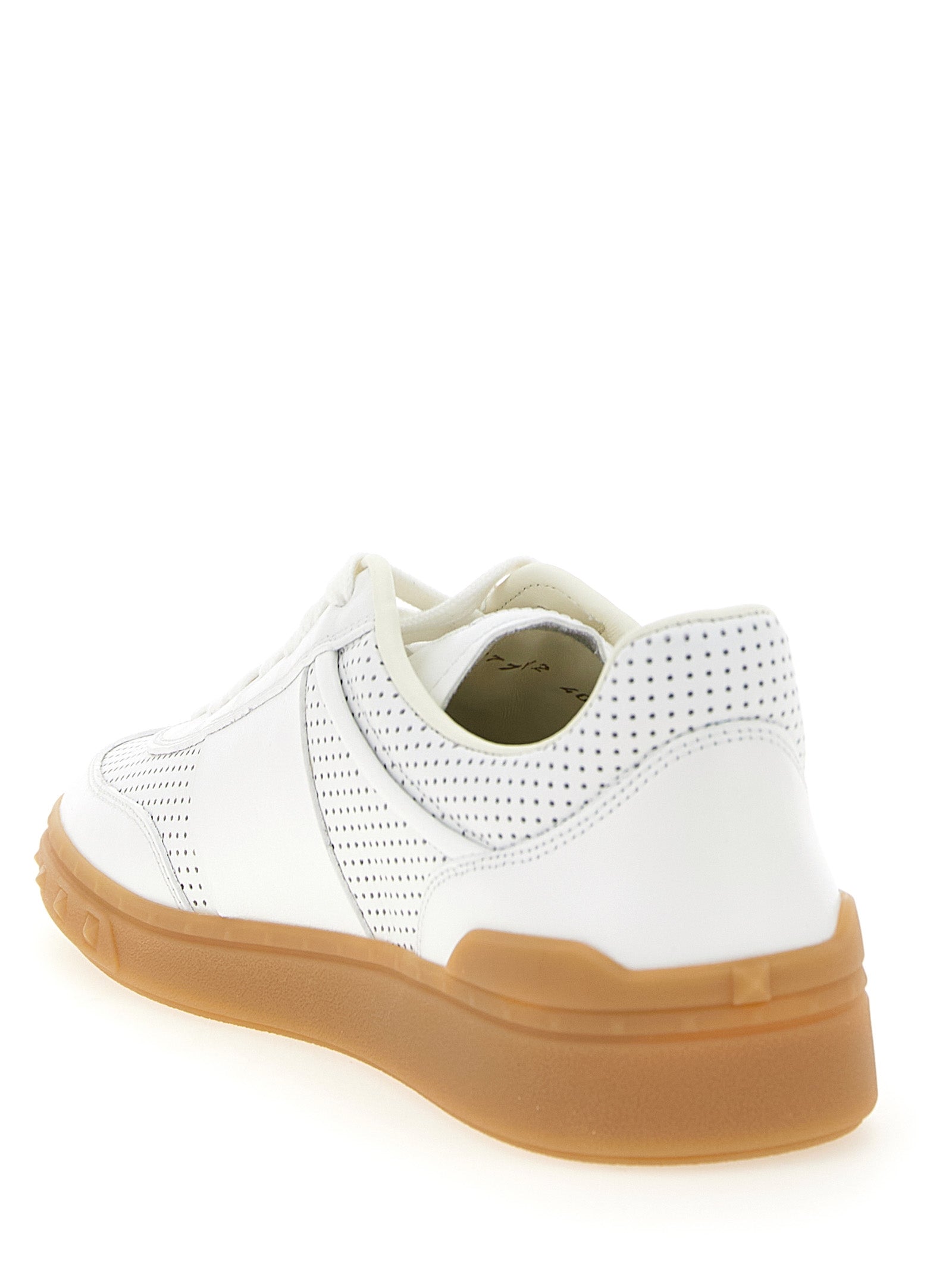 Valentino Garavani White Calfskin Low Top Men's Sneakers
