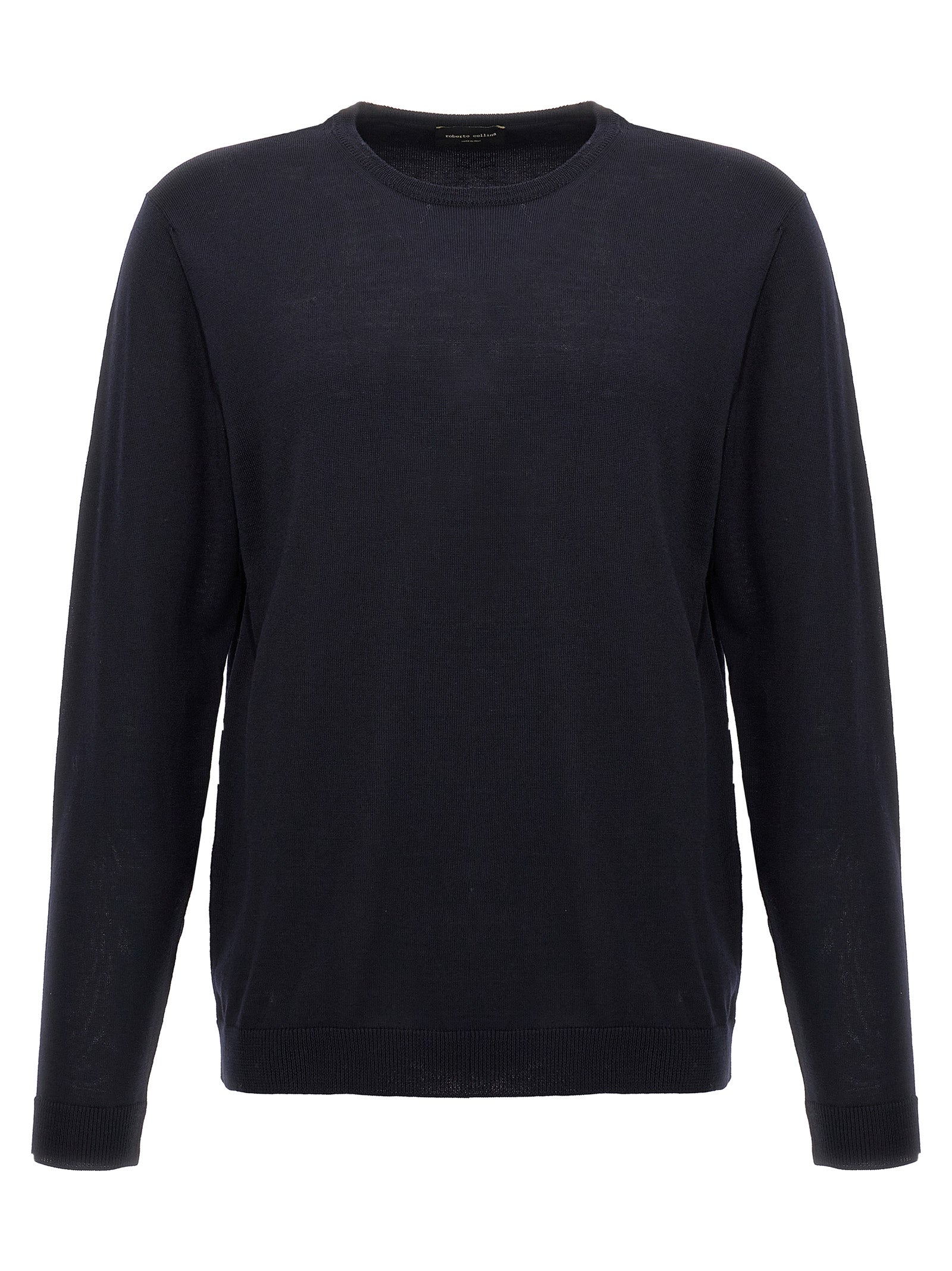 Roberto Collina Blue Merino Wool Men's Cardigan