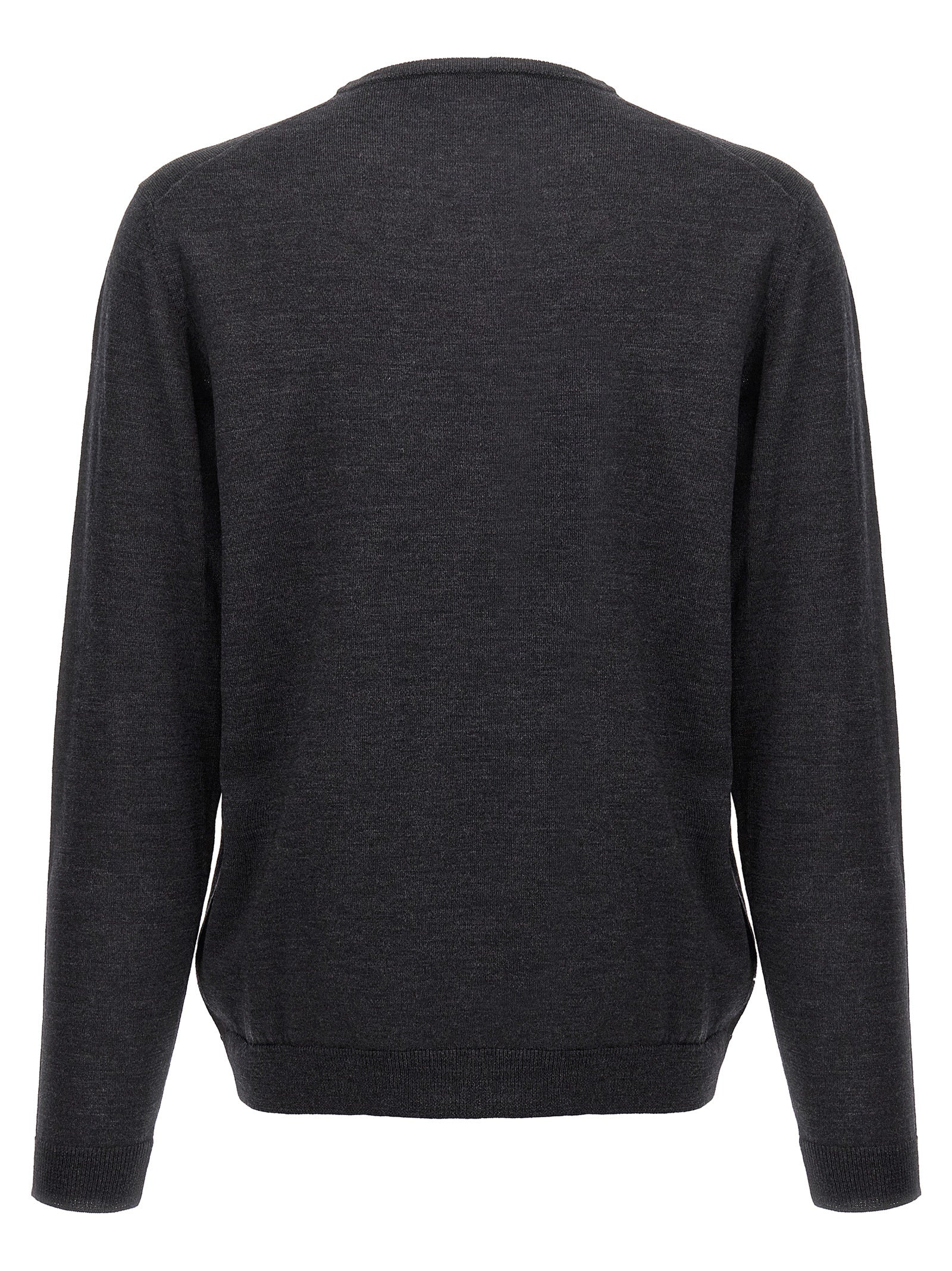 Roberto Collina Gray Merino Wool Men's Cardigan