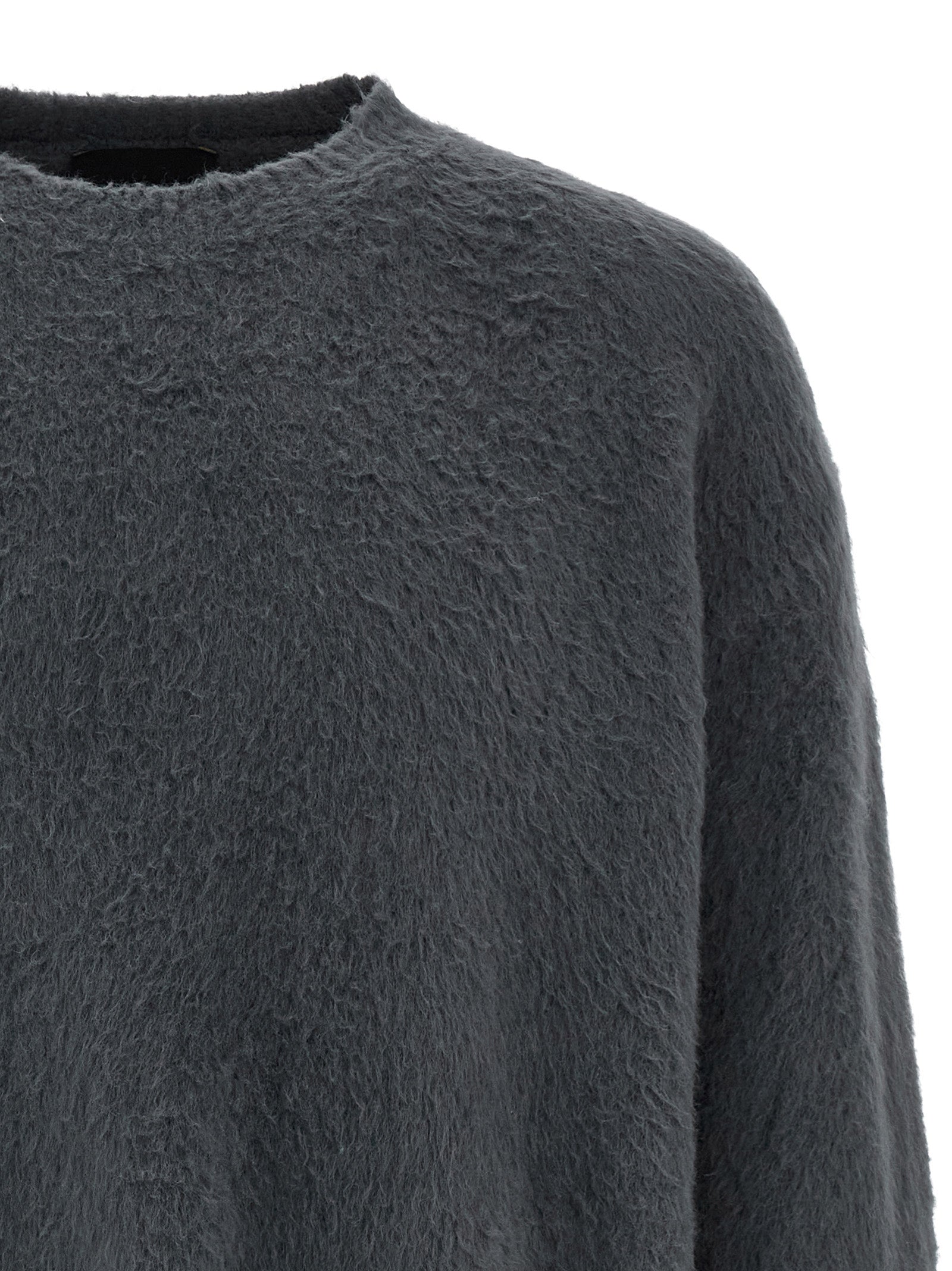 Roberto Collina Gray Cotton Men's Cardigan