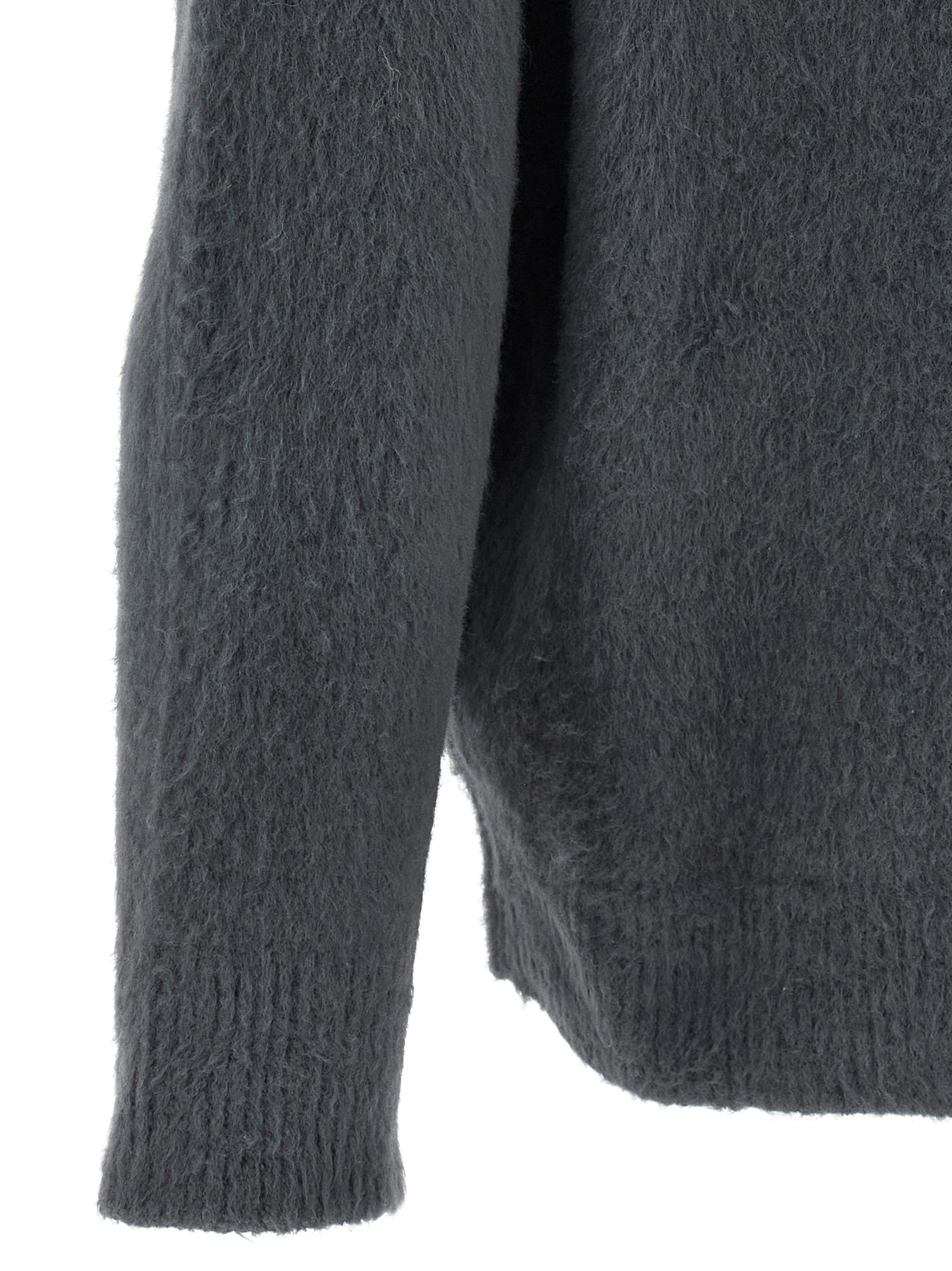 Roberto Collina Gray Cotton Men's Cardigan