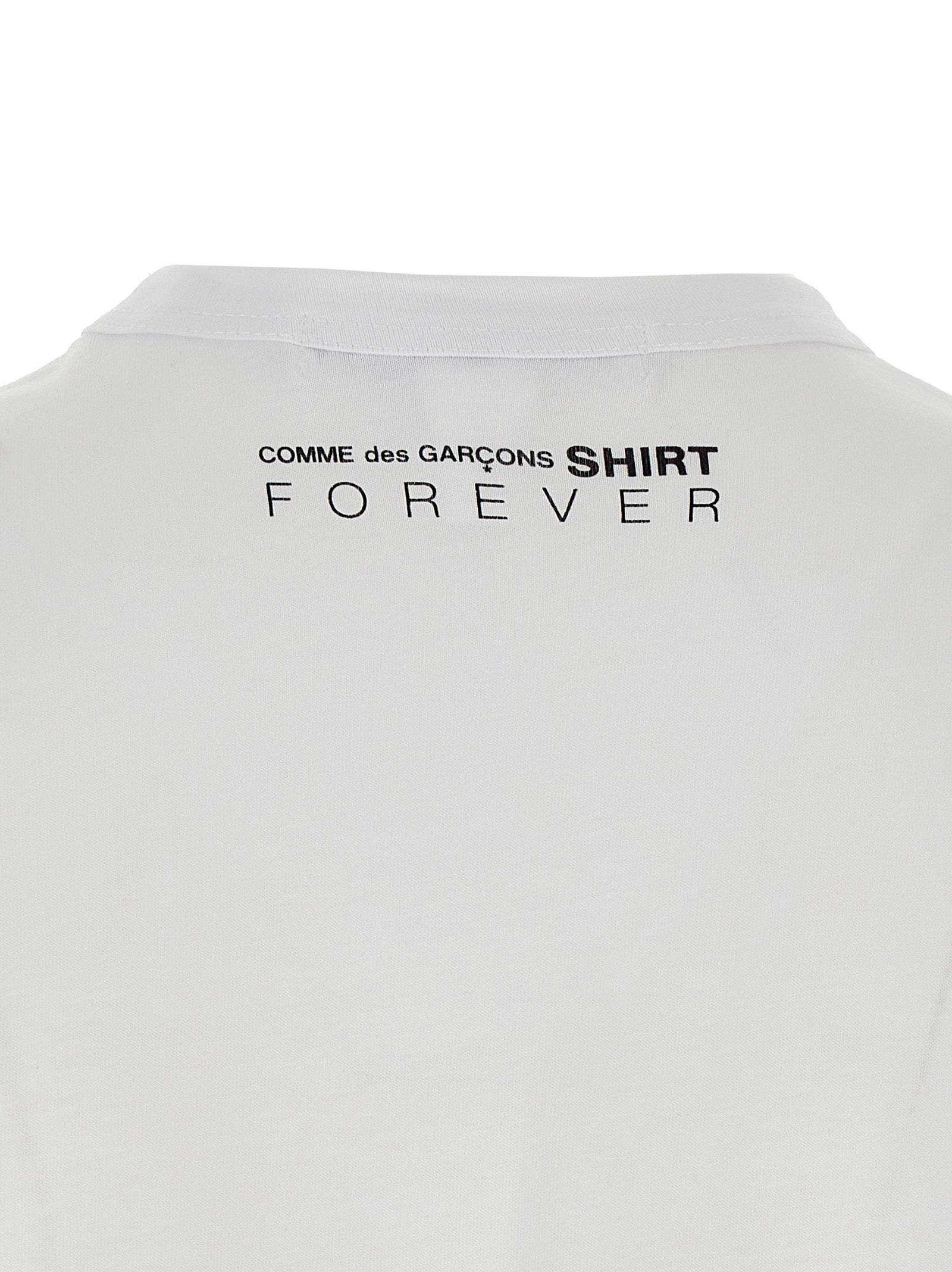 Comme Des Garçons White Cotton Men's T-Shirt