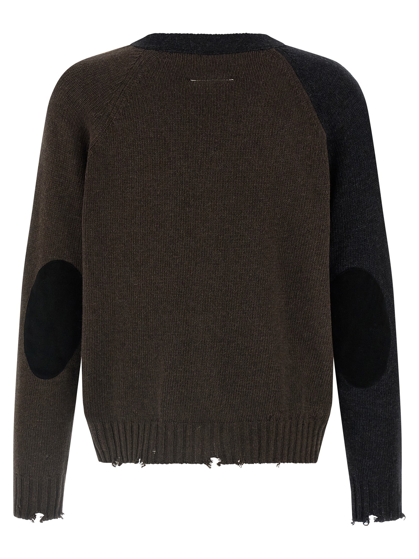 MM6 Maison Margiela Multicolor Wool Men's Cardigan