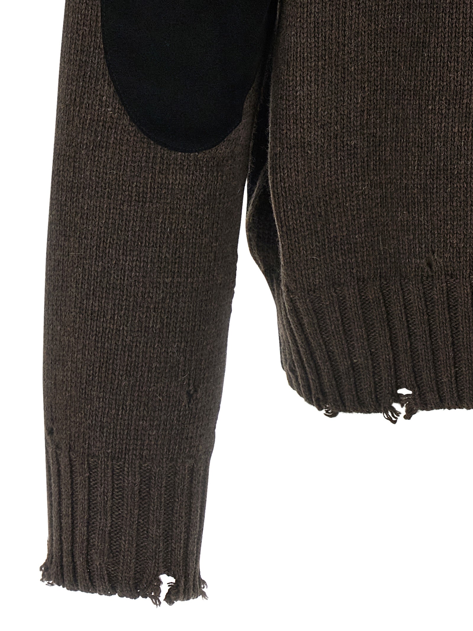 MM6 Maison Margiela Multicolor Wool Men's Cardigan