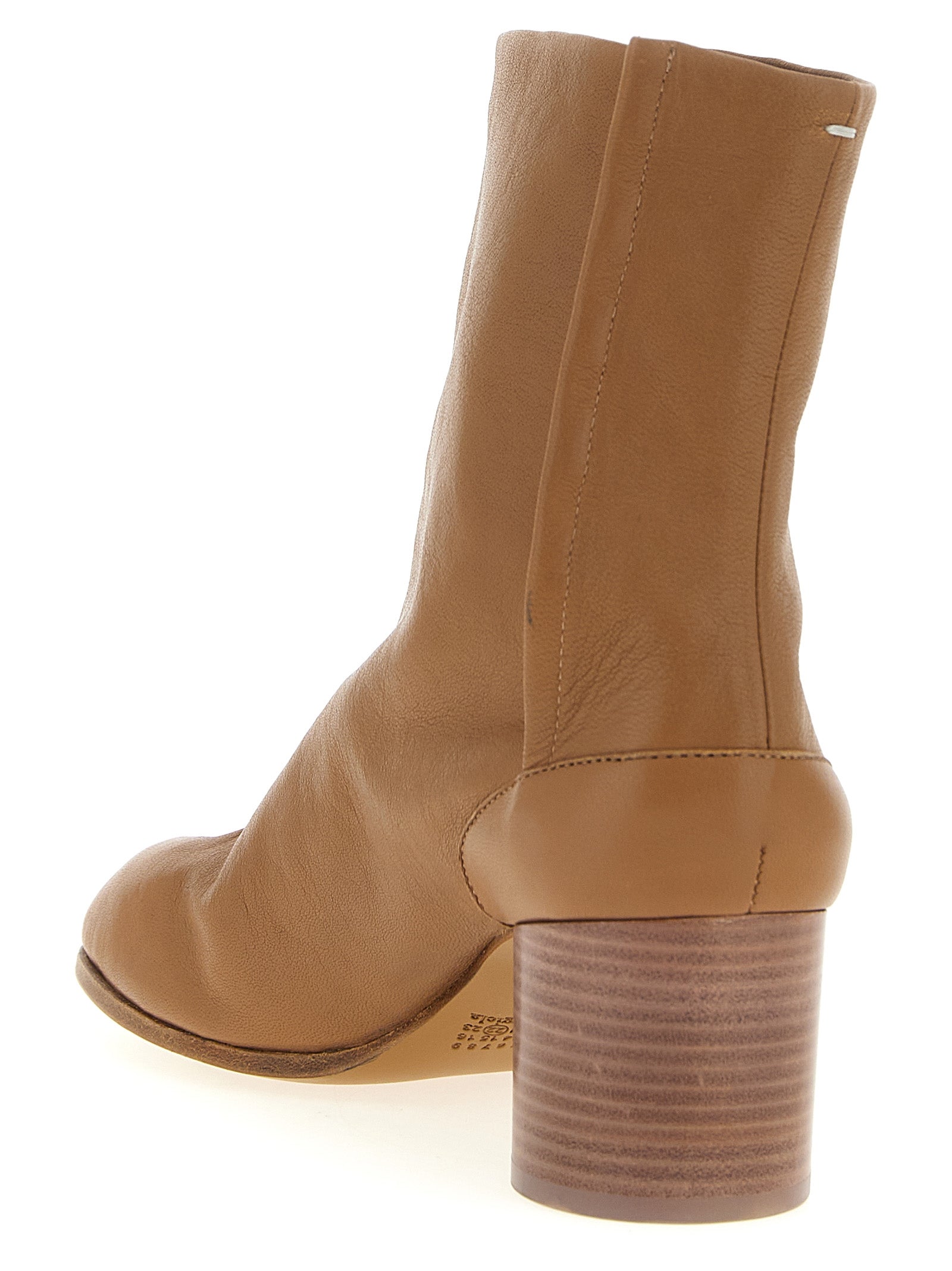 Maison Margiela Brown Lambskin Ankle Women's Boots