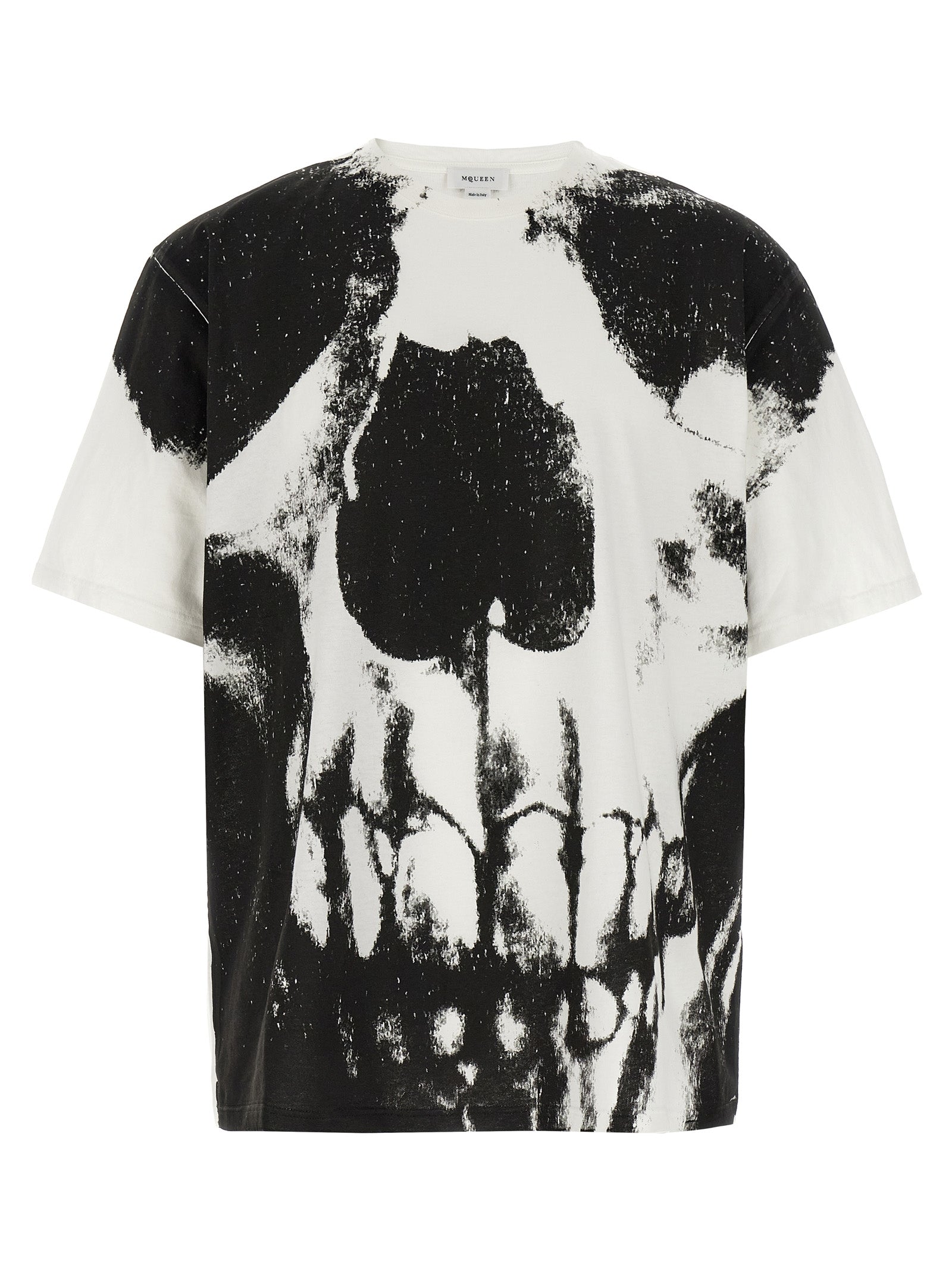 Alexander McQueen Bicolor Cotton Men's T-Shirt