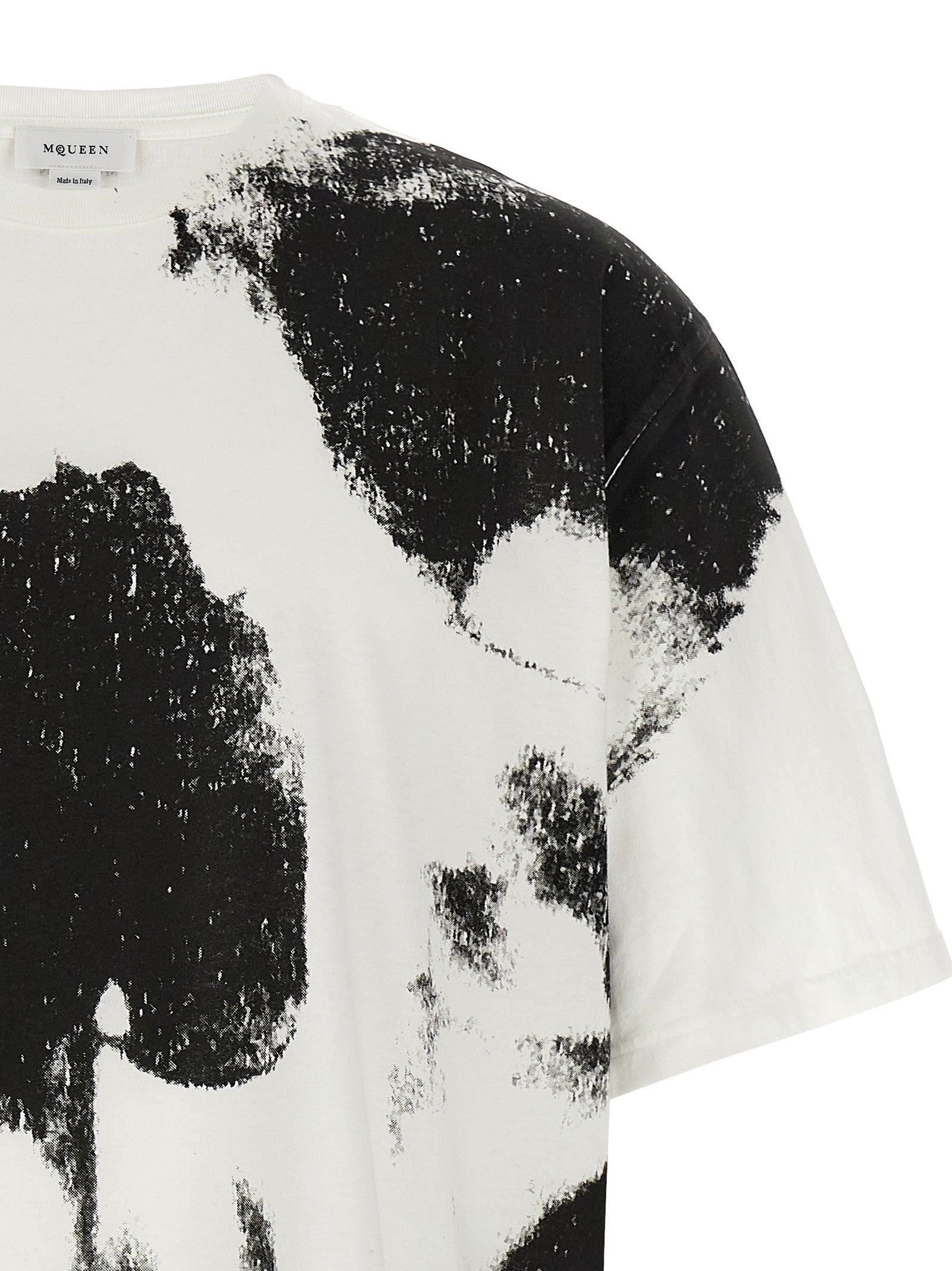 Alexander McQueen Bicolor Cotton Men's T-Shirt