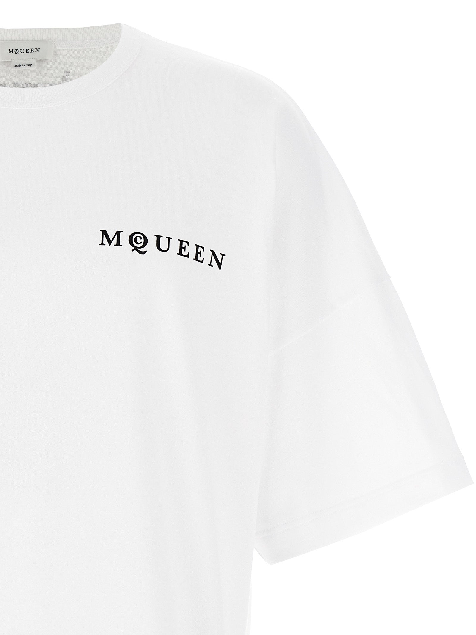 Alexander McQueen Bicolor Cotton Men's T-Shirt