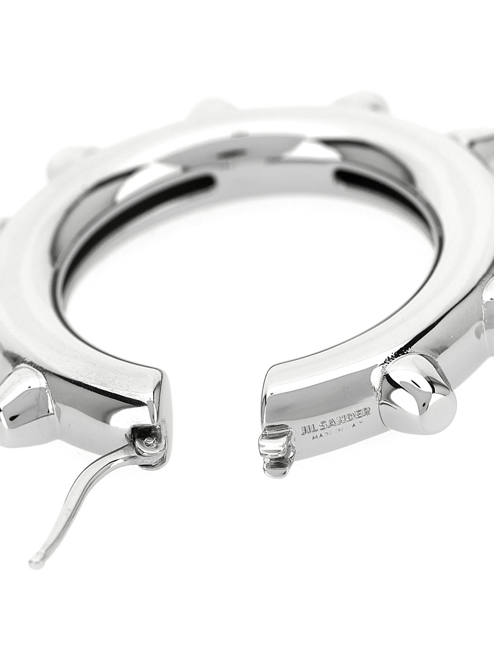 Jil Sander Silver Brass Women's Earrings