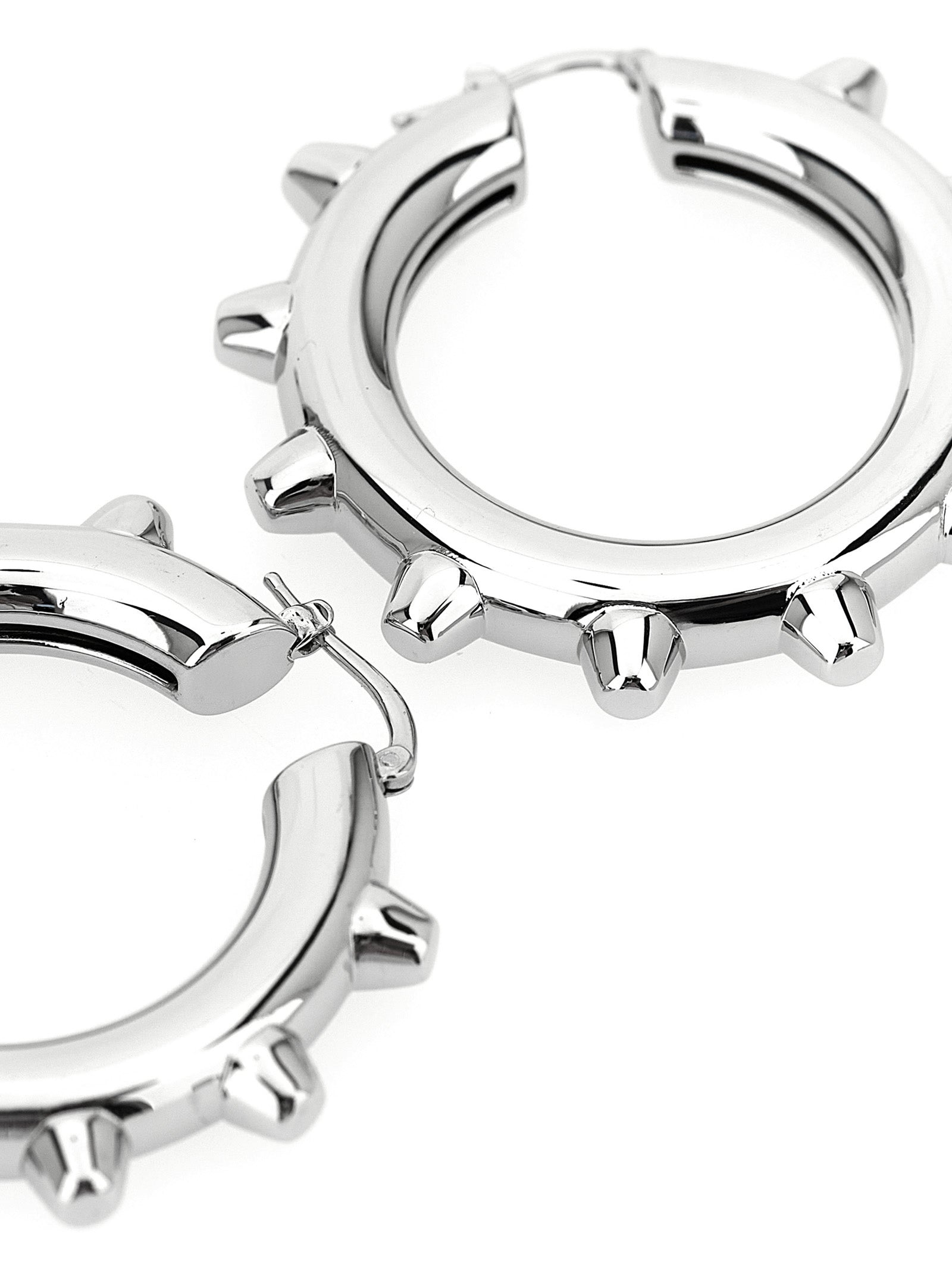 Jil Sander Silver Brass Women's Earrings