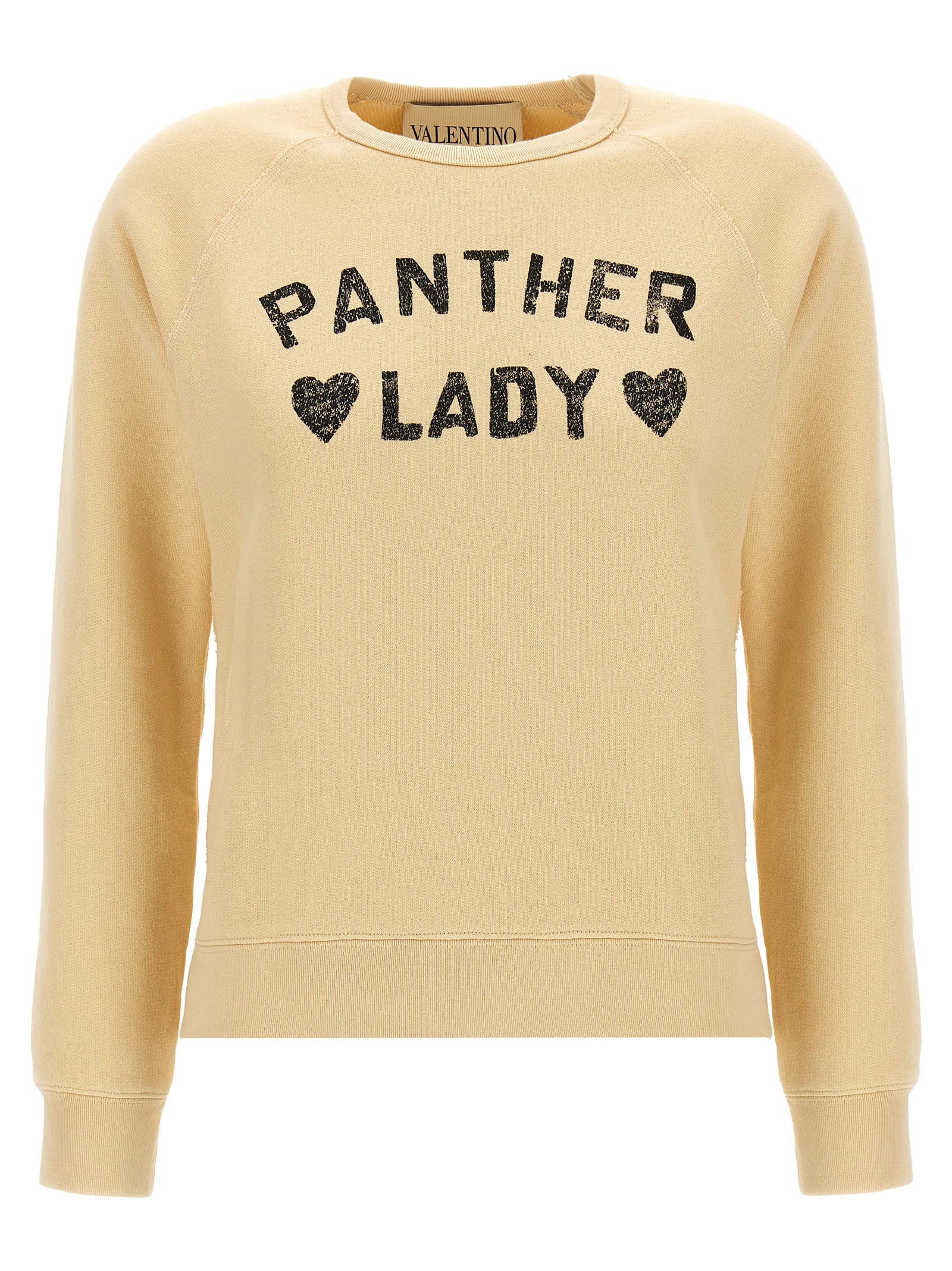Valentino Garavani Beige Cotton Women's Sweatshirt