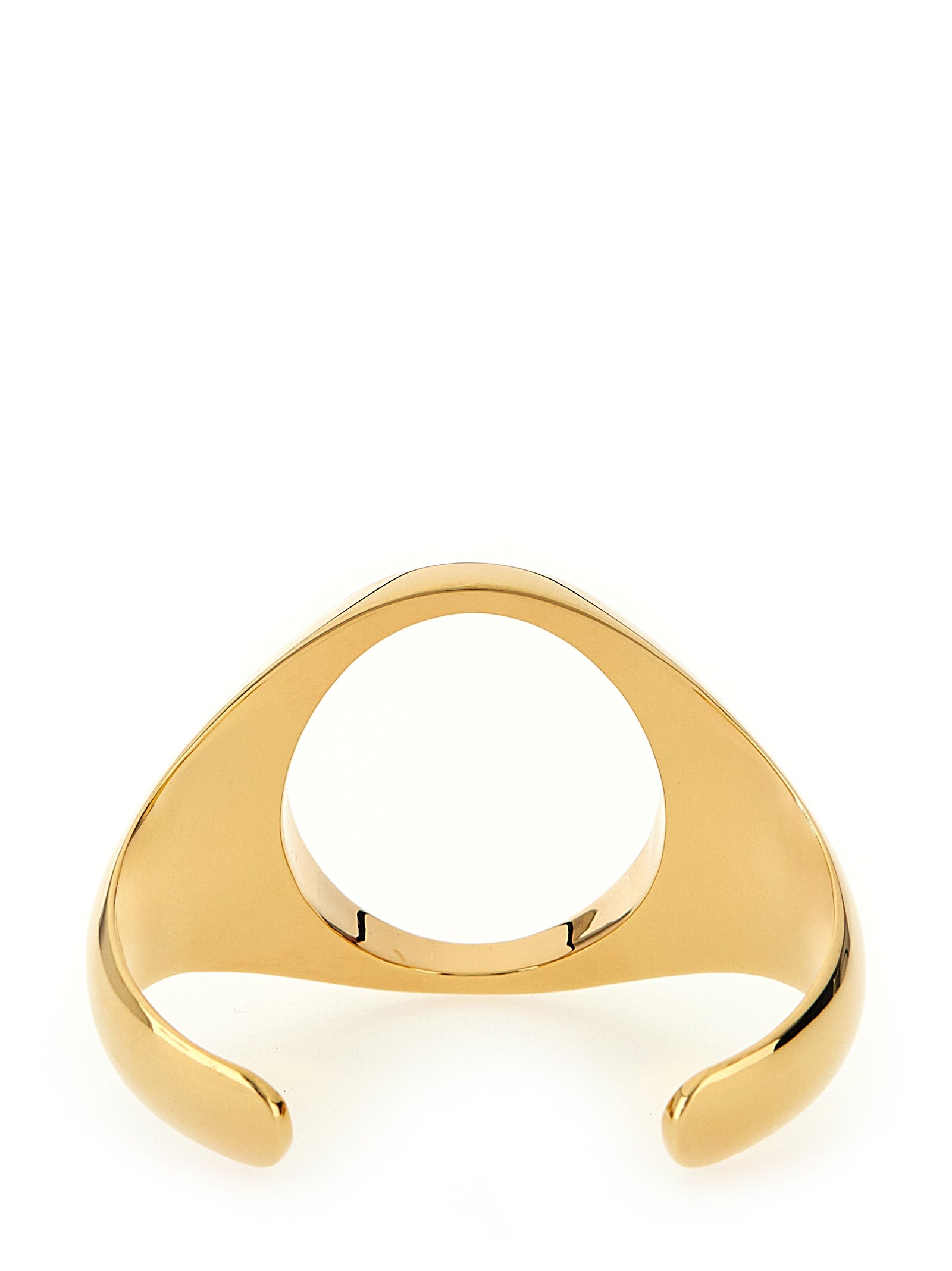 MM6 Maison Margiela Gold Brass Women's Bracelet