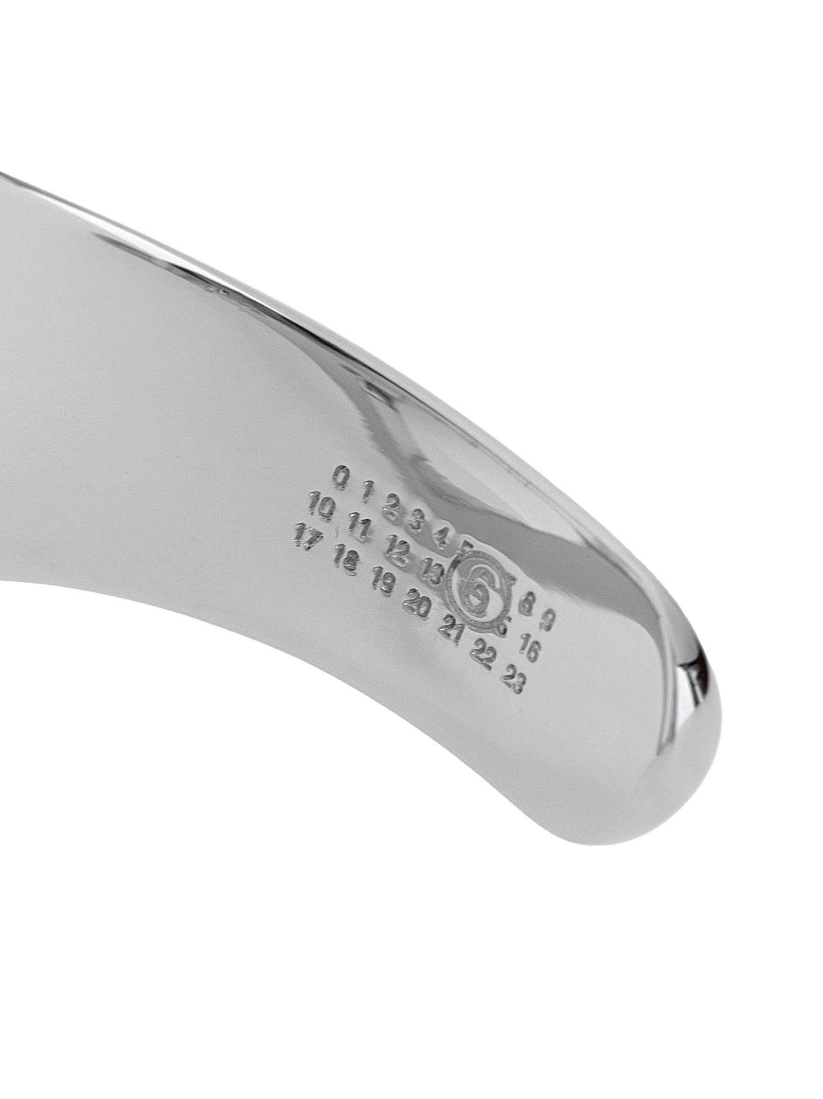 MM6 Maison Margiela Silver Brass Women's Bracelet
