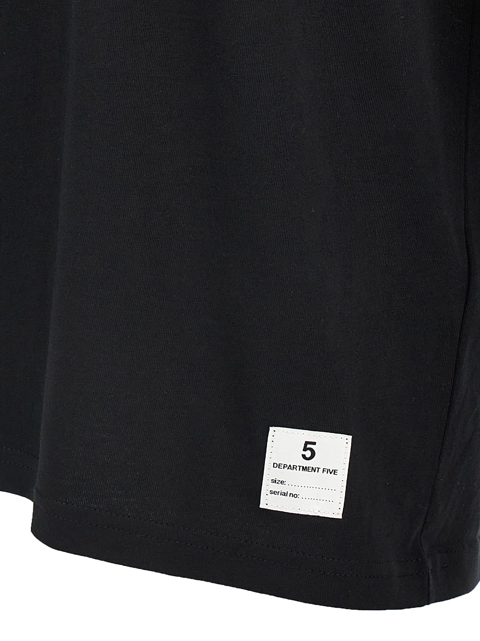 Department 5 Black Cotton Men's T-Shirt