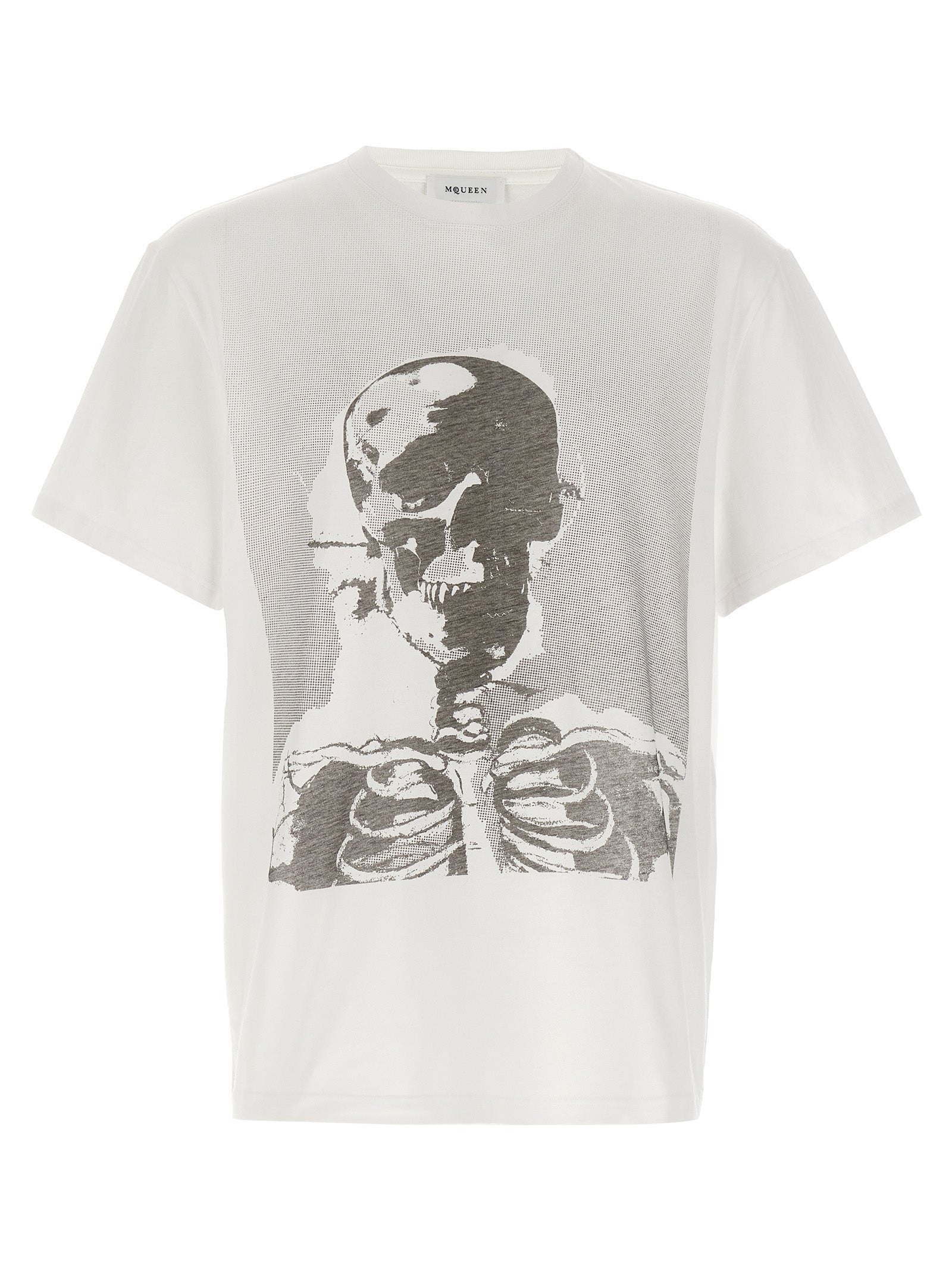 Alexander McQueen Bicolor Cotton Men's T-Shirt