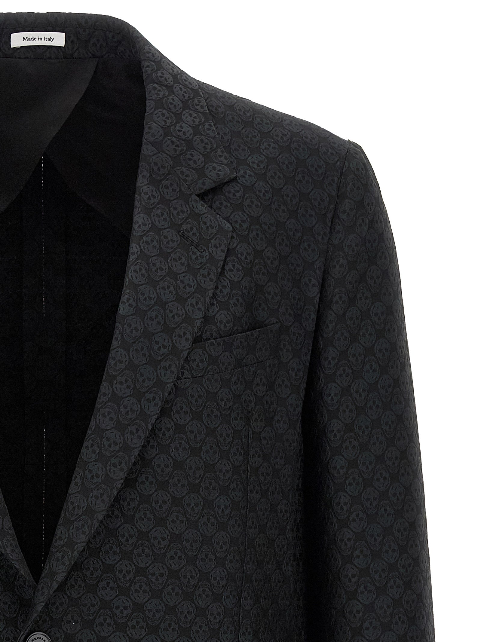 Alexander McQueen Black Viscose Men's Blazer