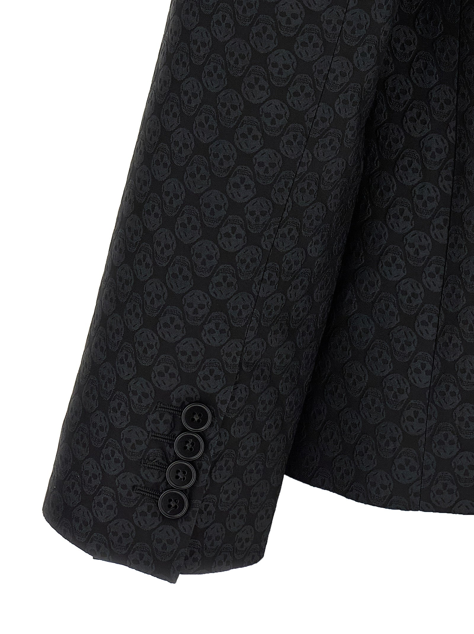 Alexander McQueen Black Viscose Men's Blazer