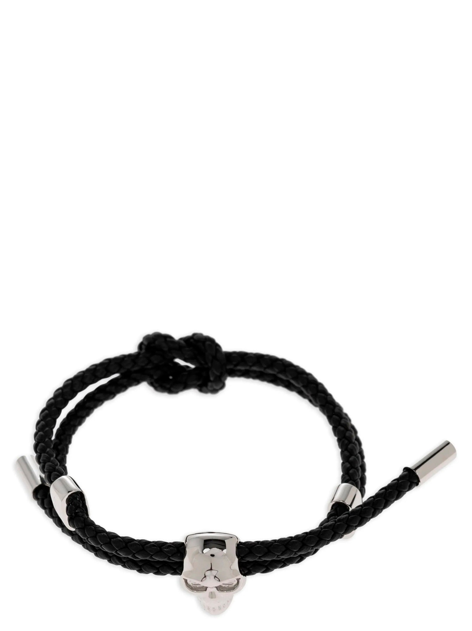 Alexander McQueen Black Calfskin Men's Bracelet