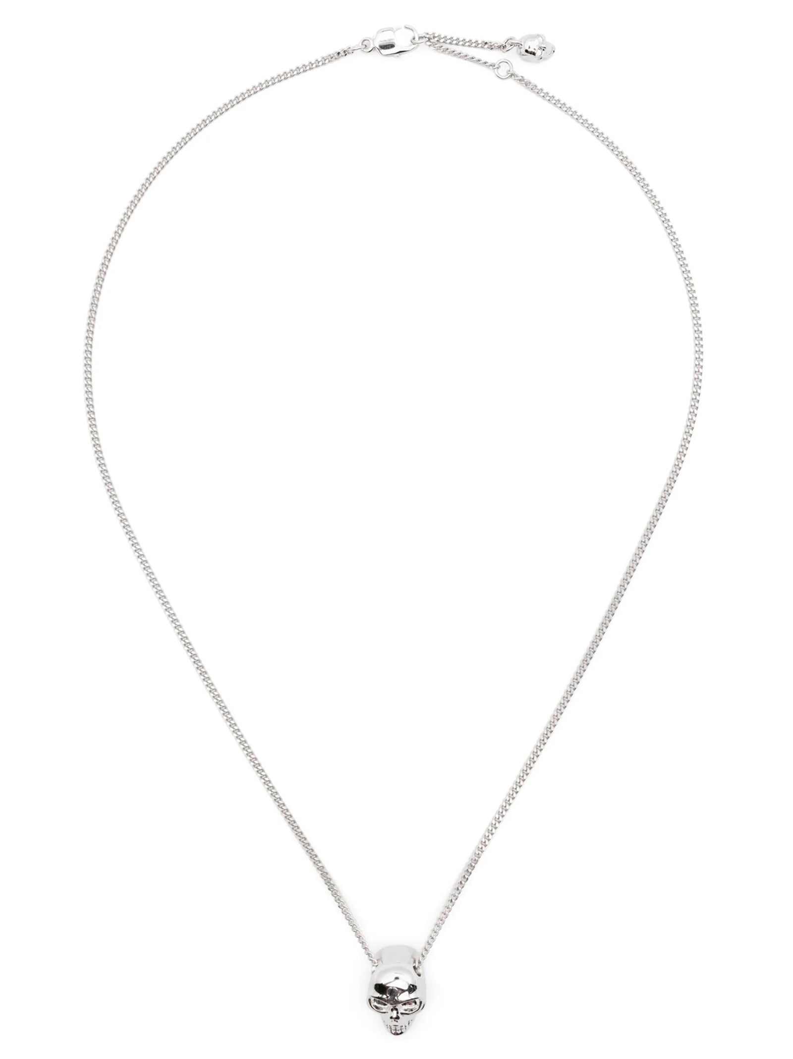 Alexander McQueen Silver Brass Men's Necklace