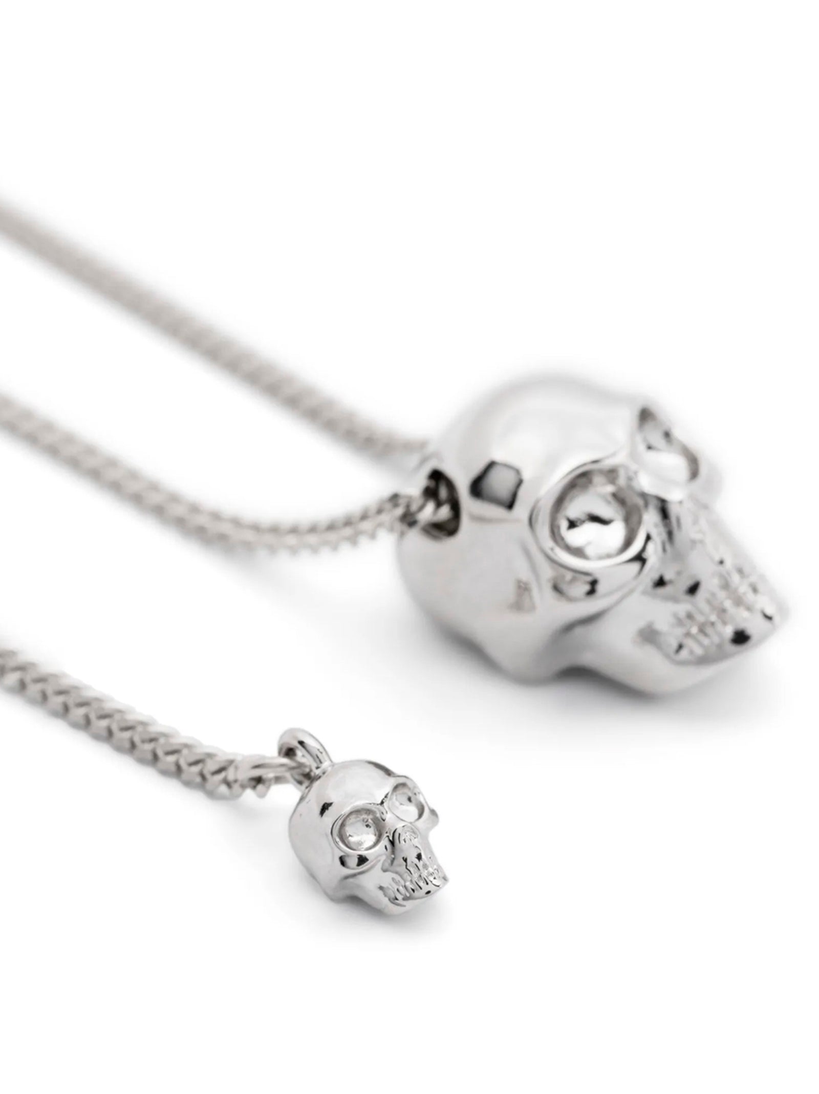 Alexander McQueen Silver Brass Men's Necklace