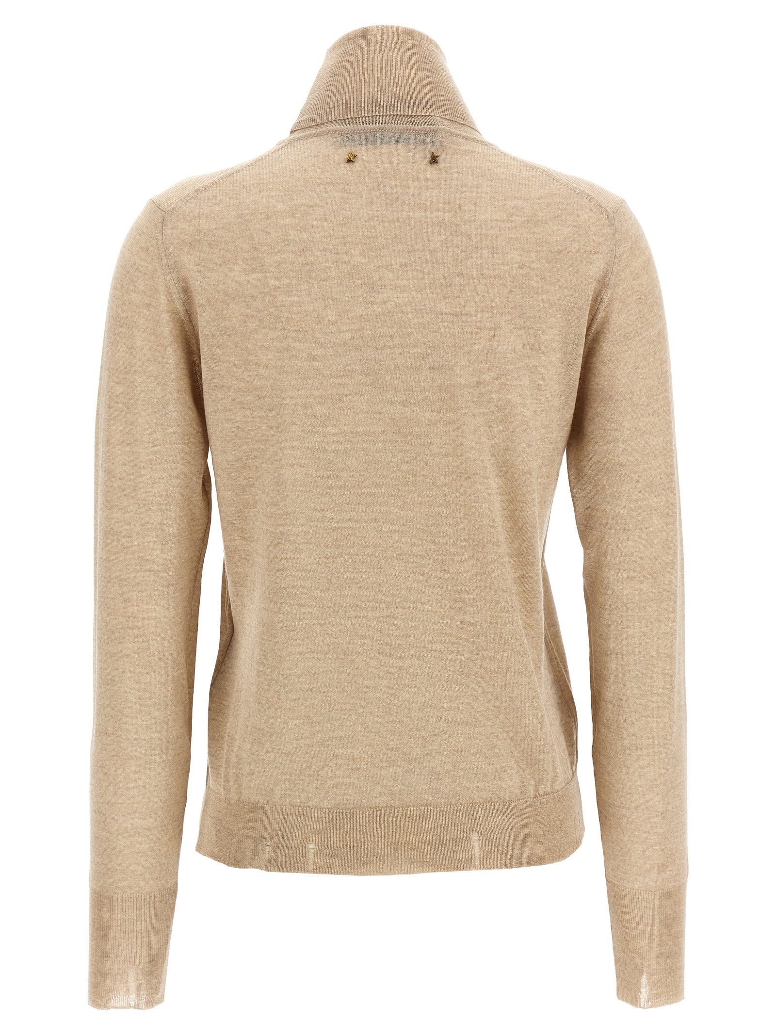 Golden Goose Beige Virgin Wool Women's Cardigan