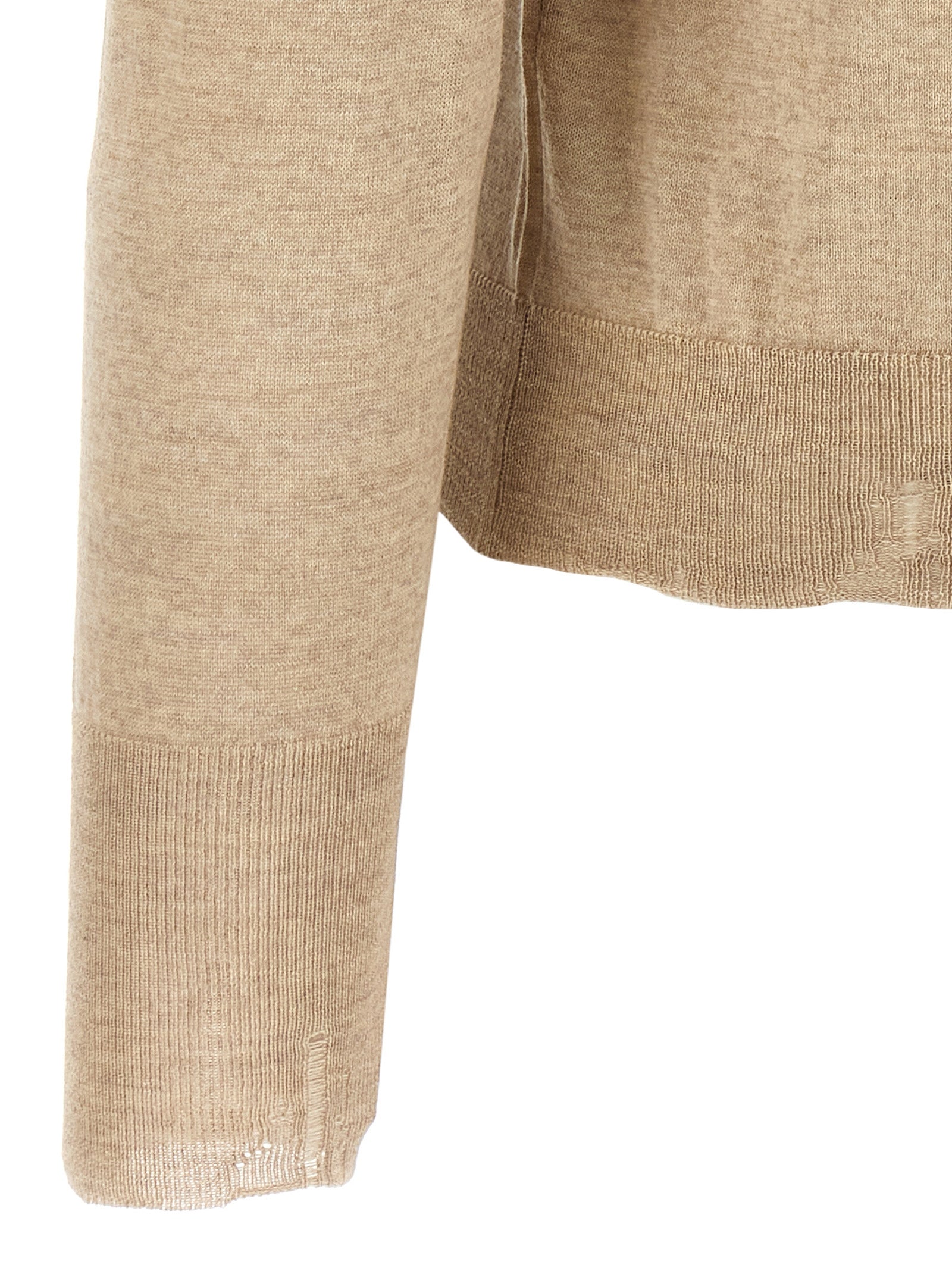 Golden Goose Beige Virgin Wool Women's Cardigan