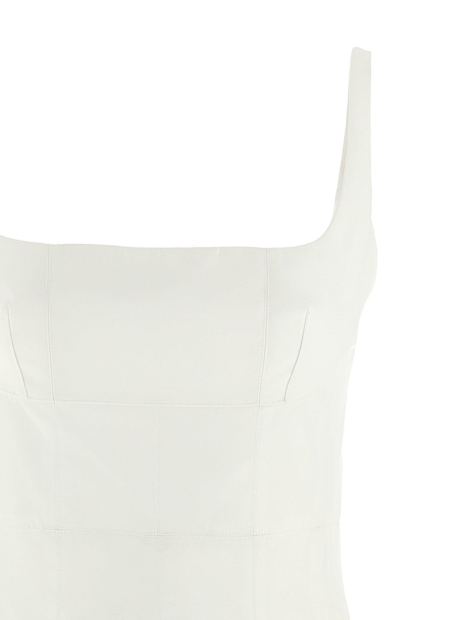 Giovanni Bedin White Poplin Short Women's Dress