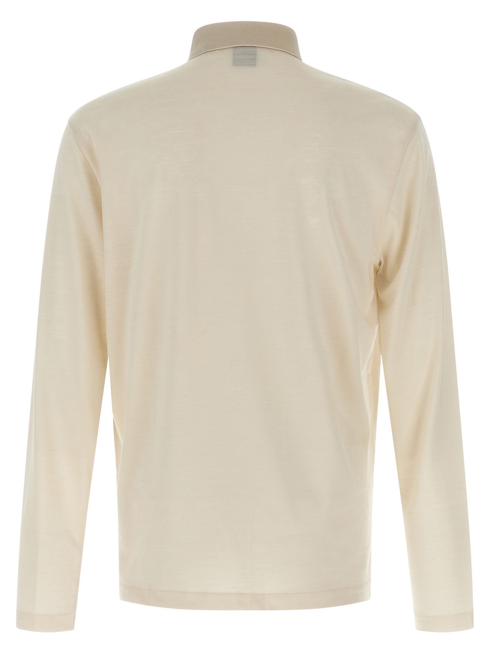 Hugo Boss Beige Wool Polo Men's Shirt