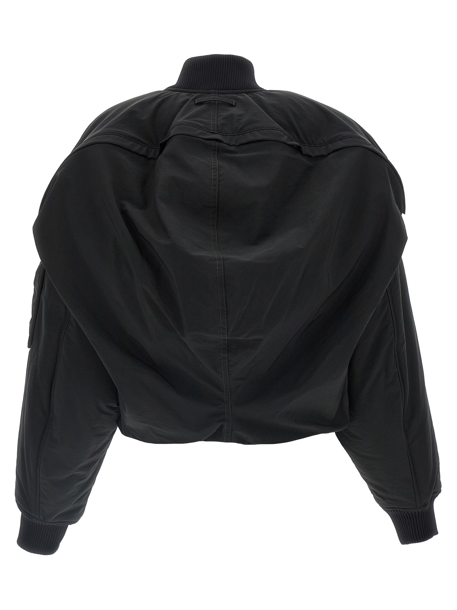 Jean Paul Gaultier Black Polyethylene Women's Bomber