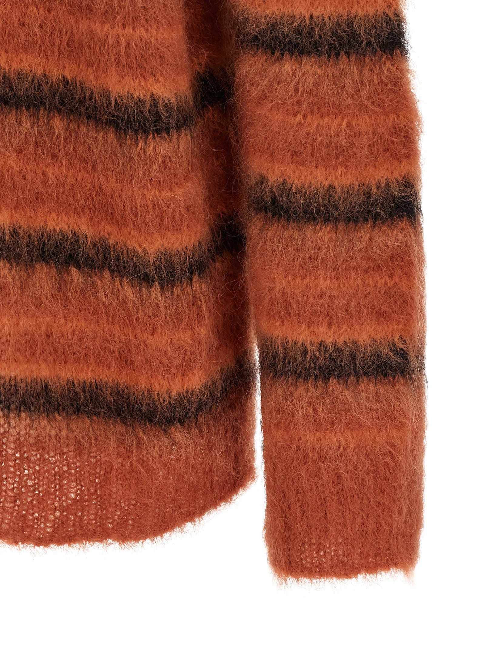 Marni Orange Fabric Men's Cardigan