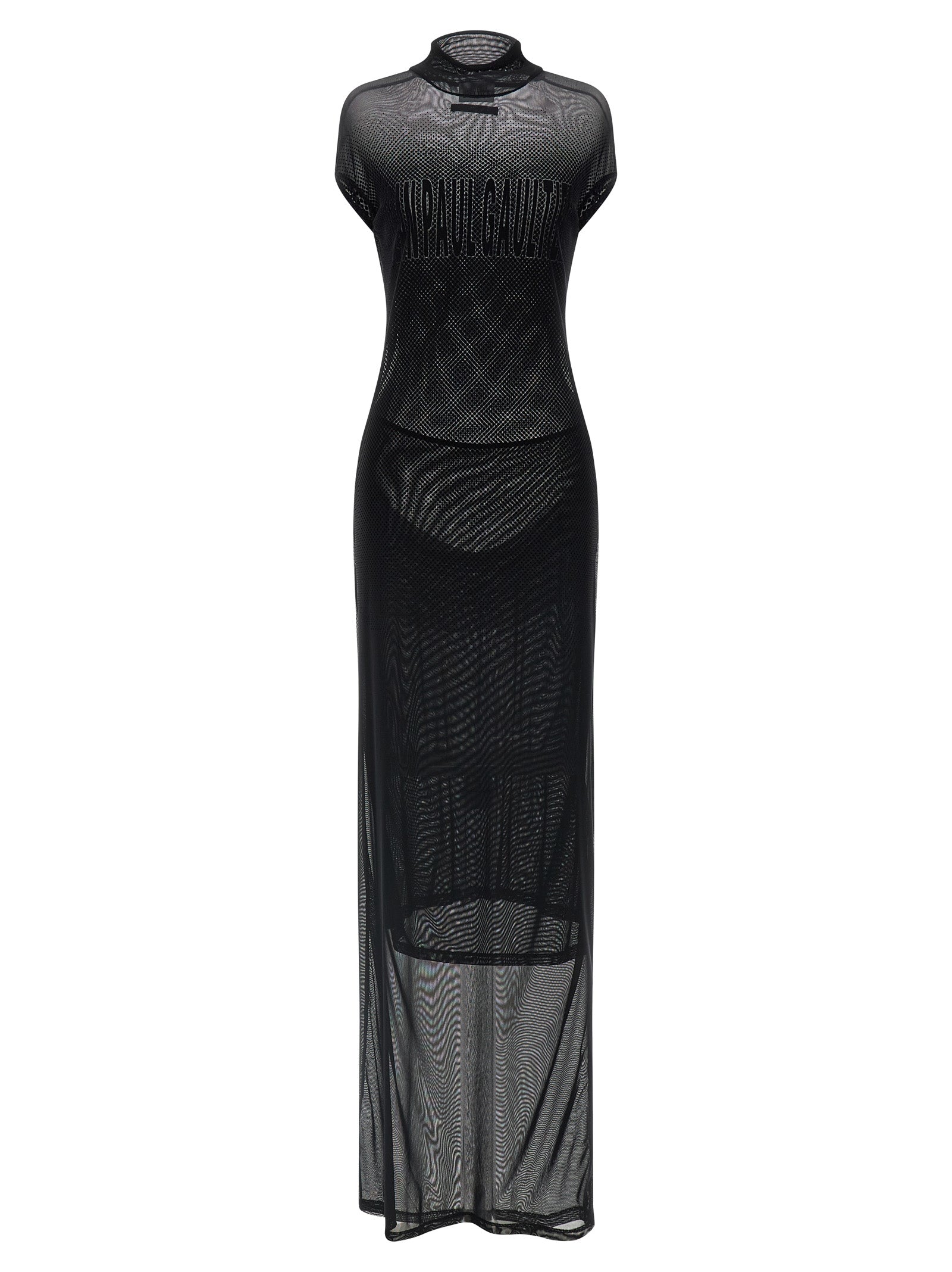 Jean Paul Gaultier Black Polyamide Long Women's Dress