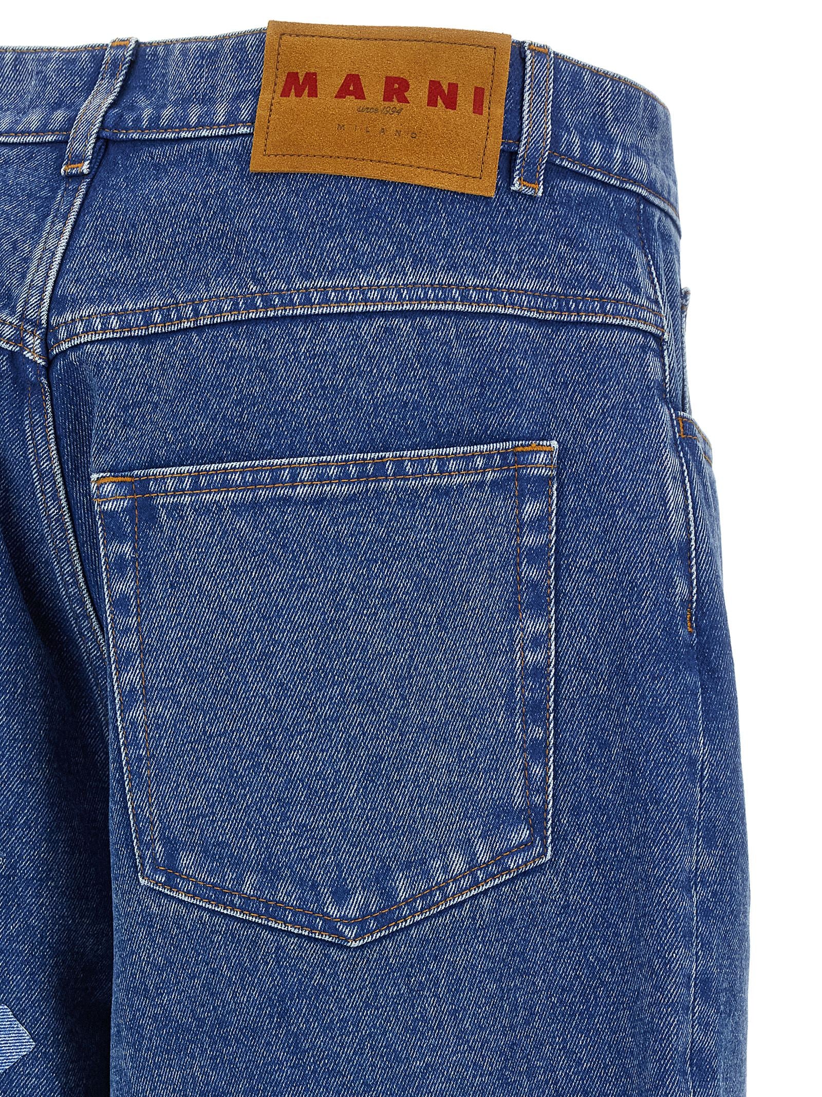 Marni Blue Cotton Jeans Men's Denim