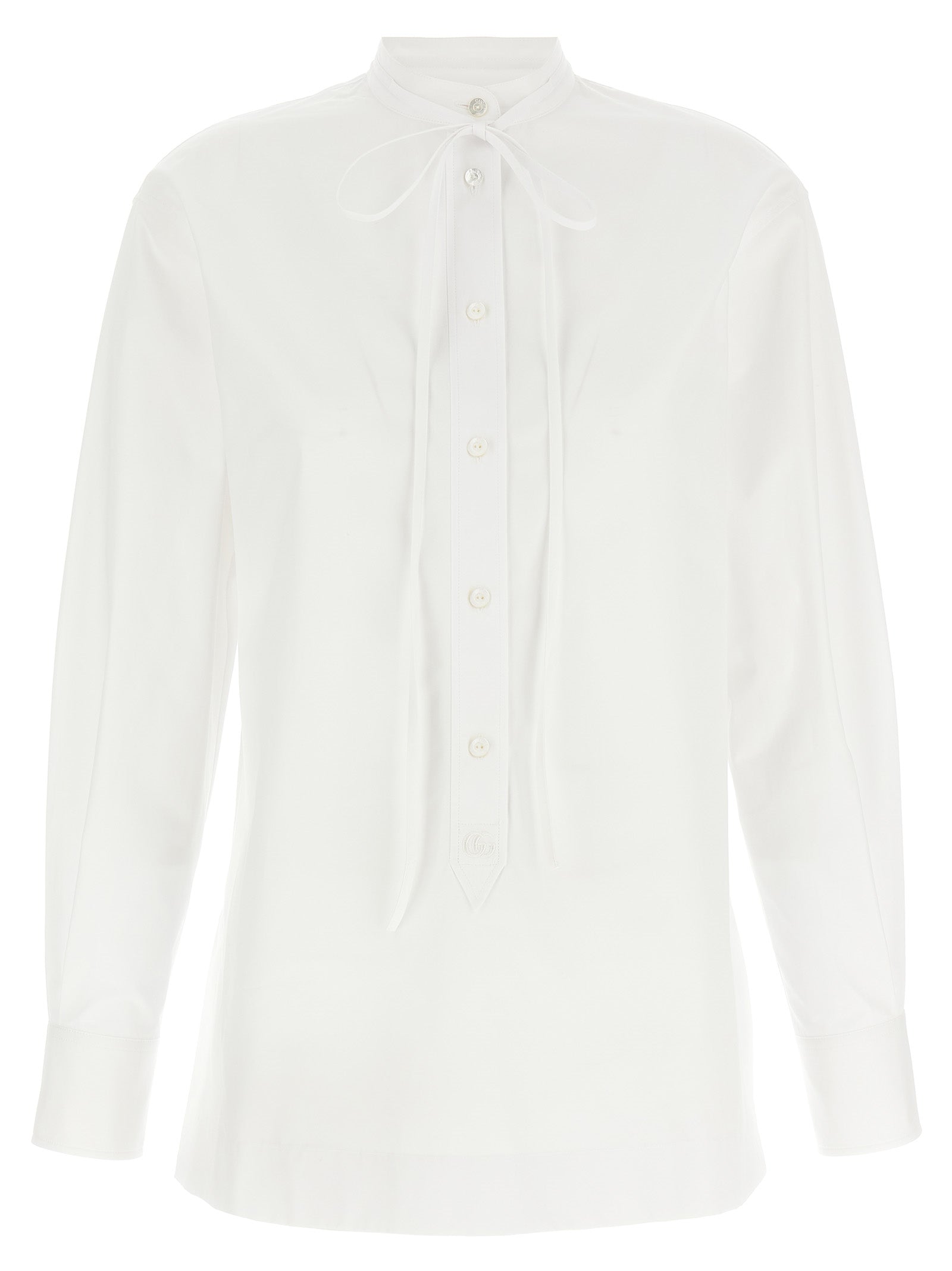 Gucci White Cotton Women's Blouse