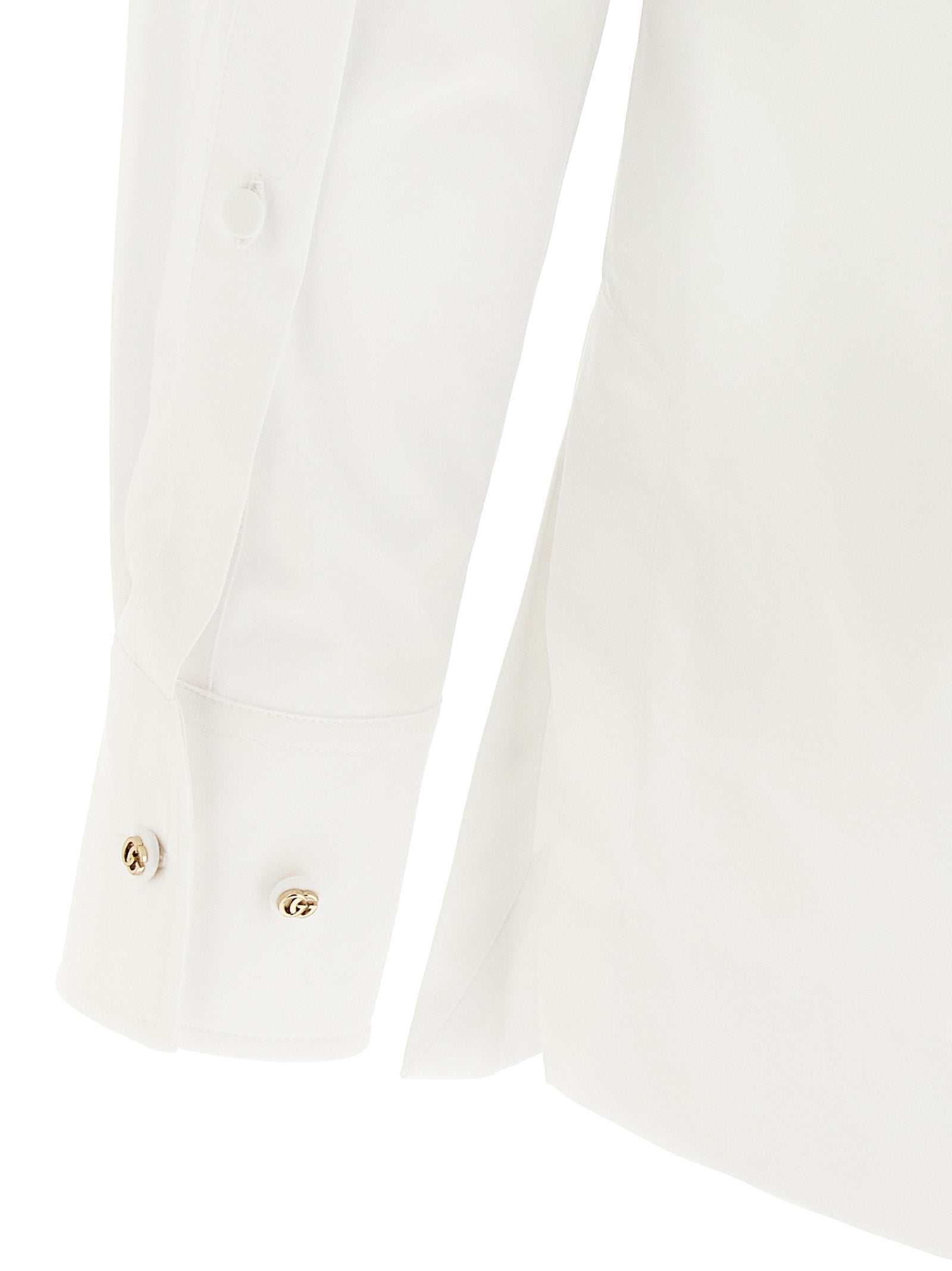 Gucci White Cotton Women's Blouse