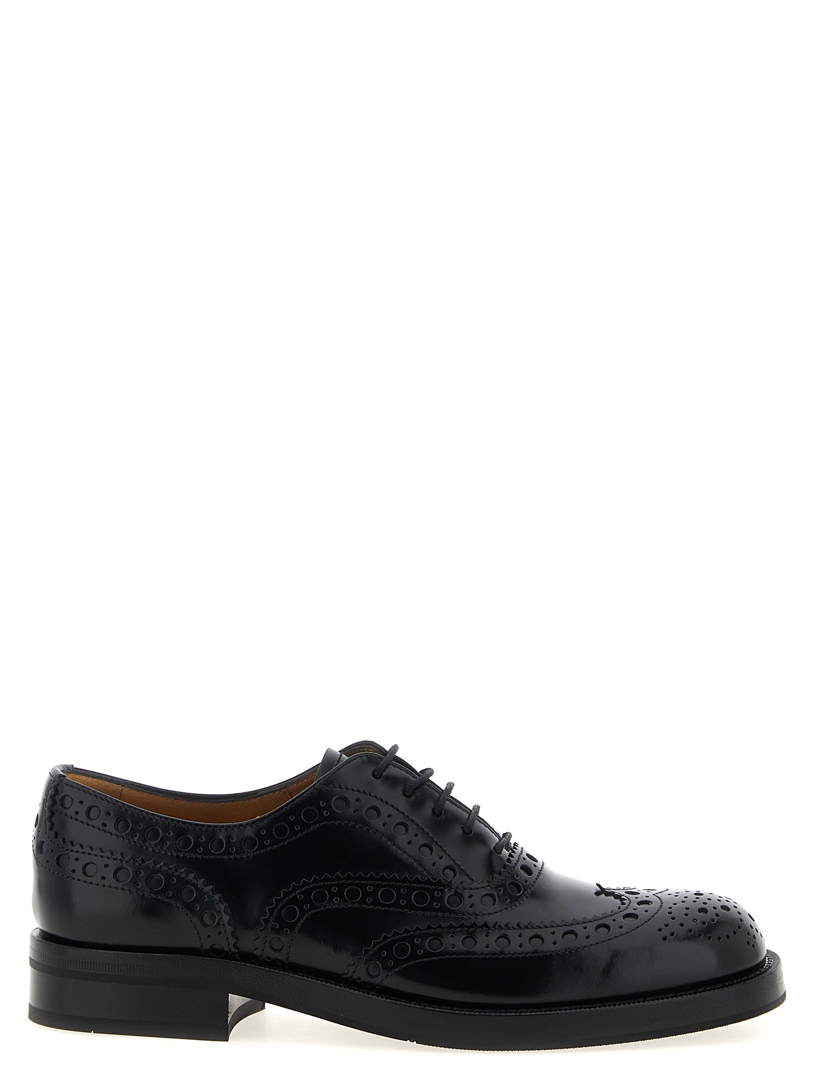Church's Black Calfskin Oxfords And Women's Derbies